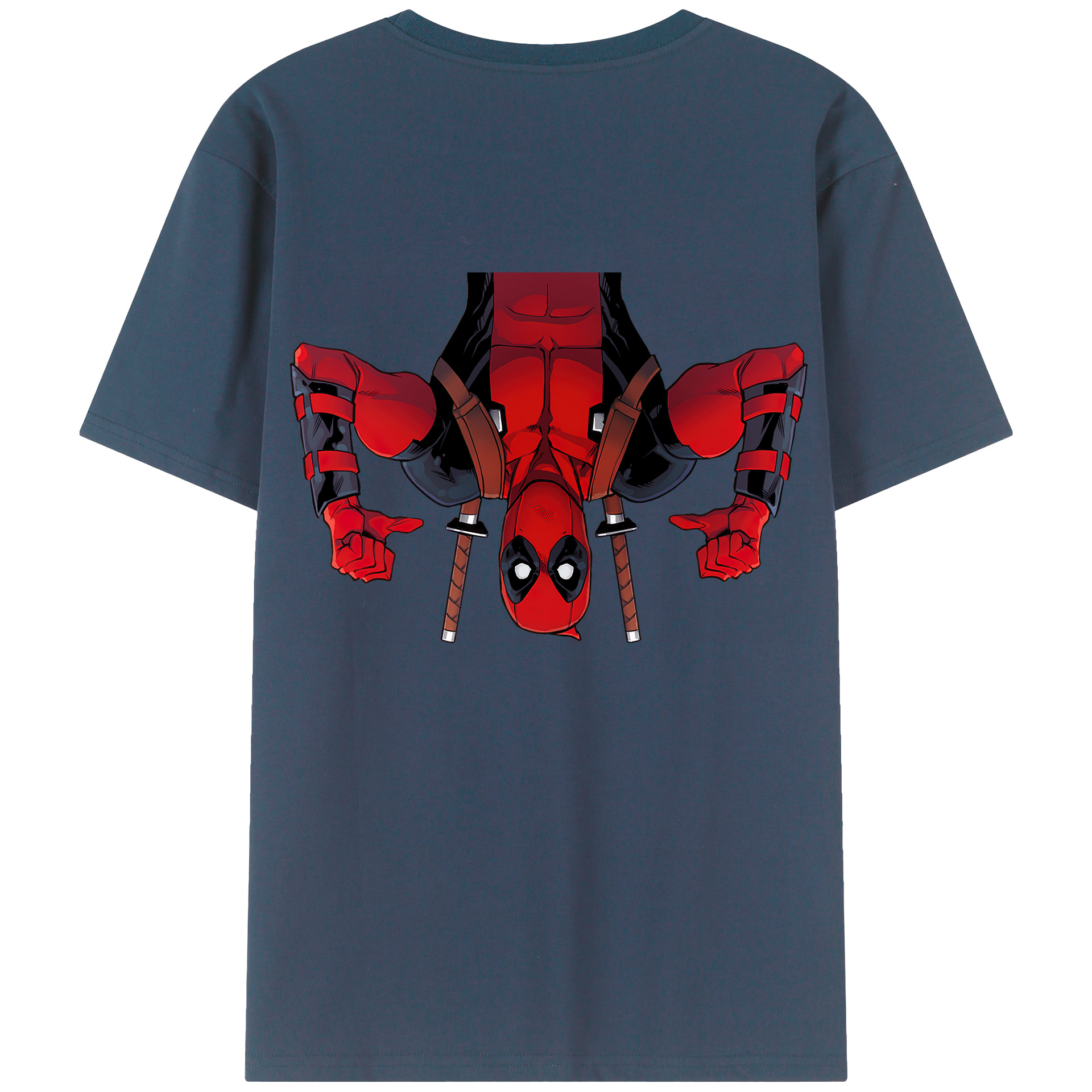 （画像用） Deadpool デッドプール レディース半袖Tシャツ(バックプリント)