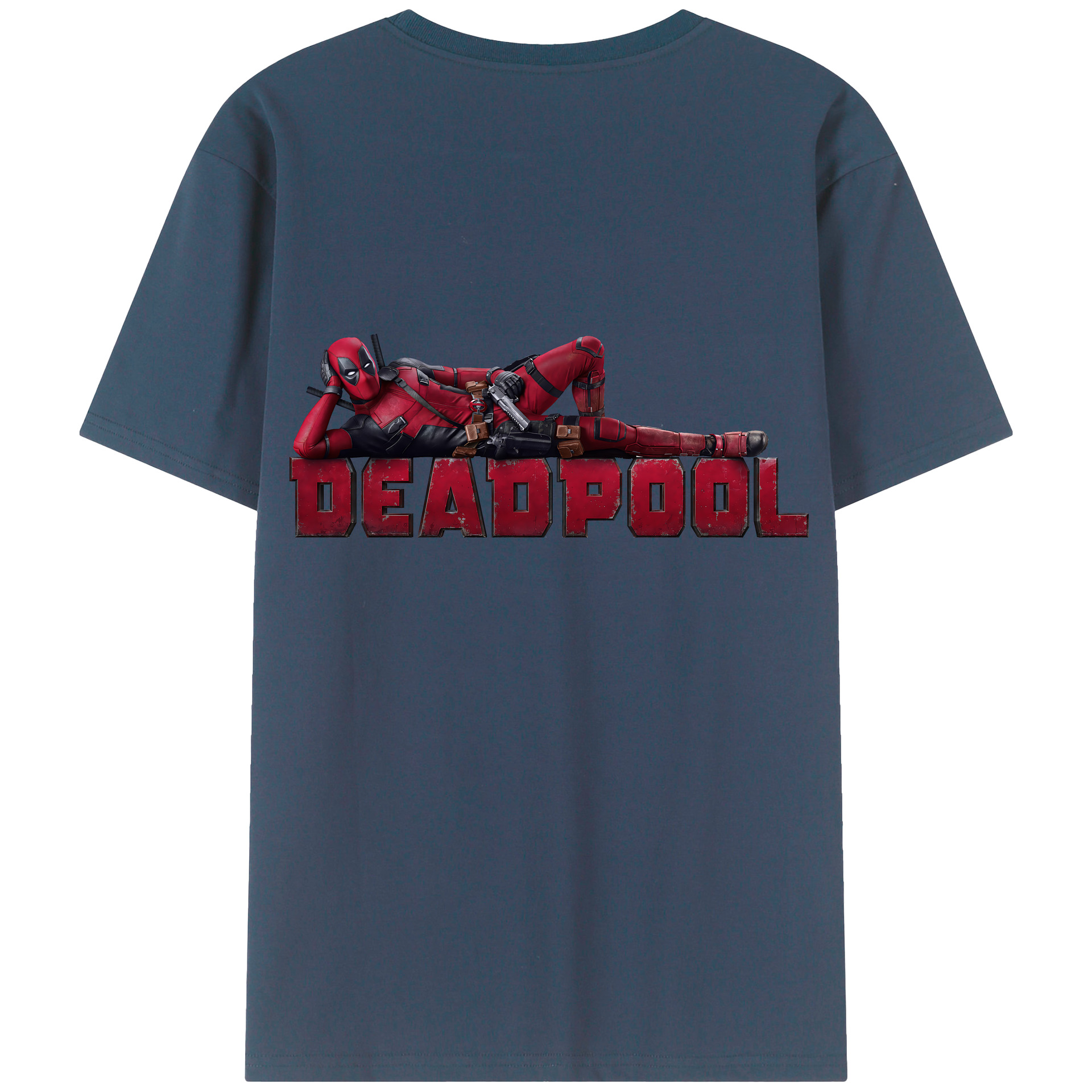 （画像用） Deadpool デッドプール レディース半袖Tシャツ(バックプリント)