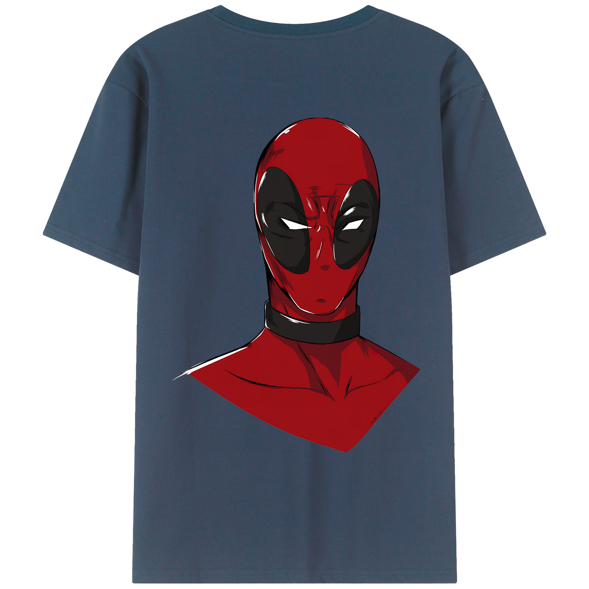 （画像用） Deadpool デッドプール レディース半袖Tシャツ(バックプリント)