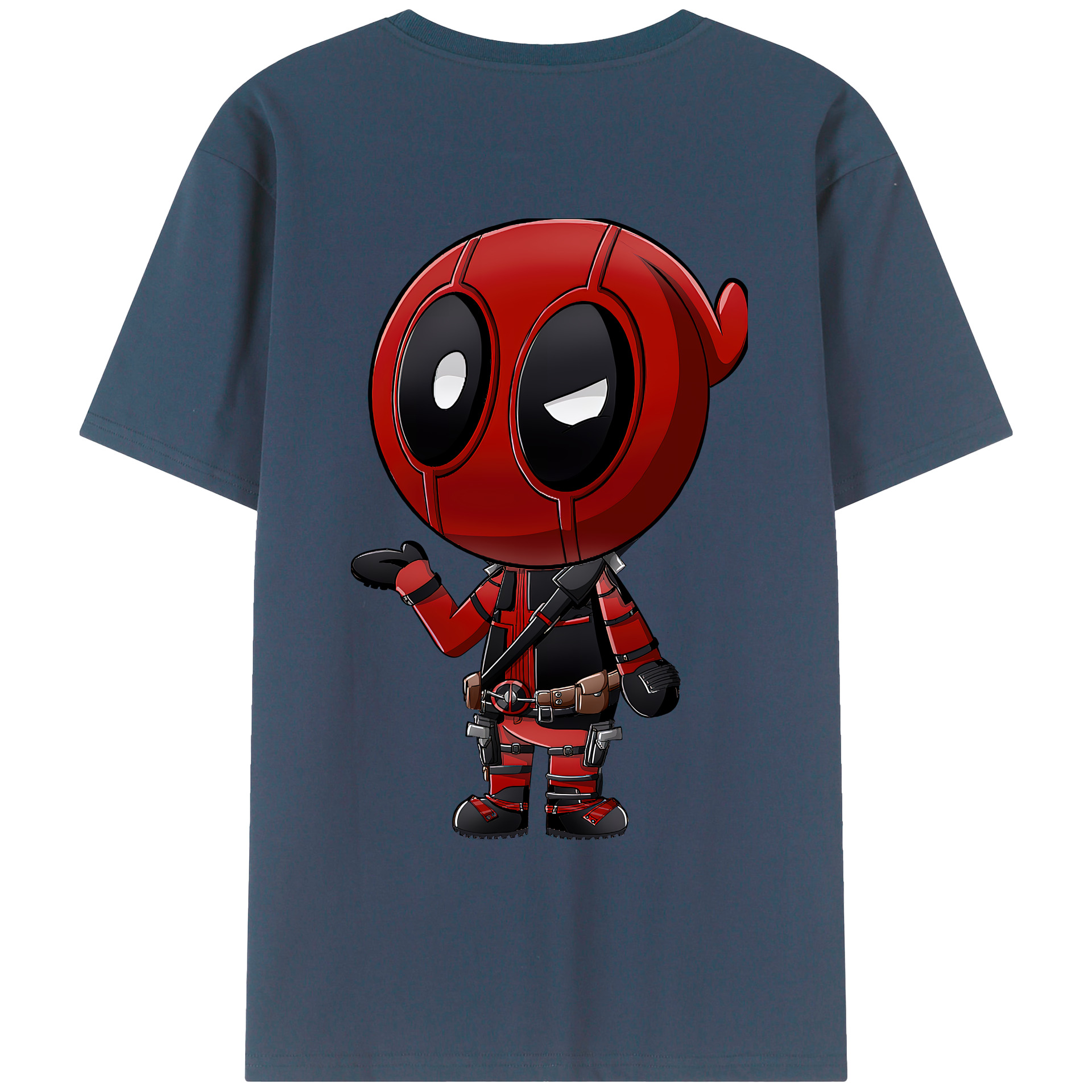 （画像用） Deadpool デッドプール レディース半袖Tシャツ(バックプリント)