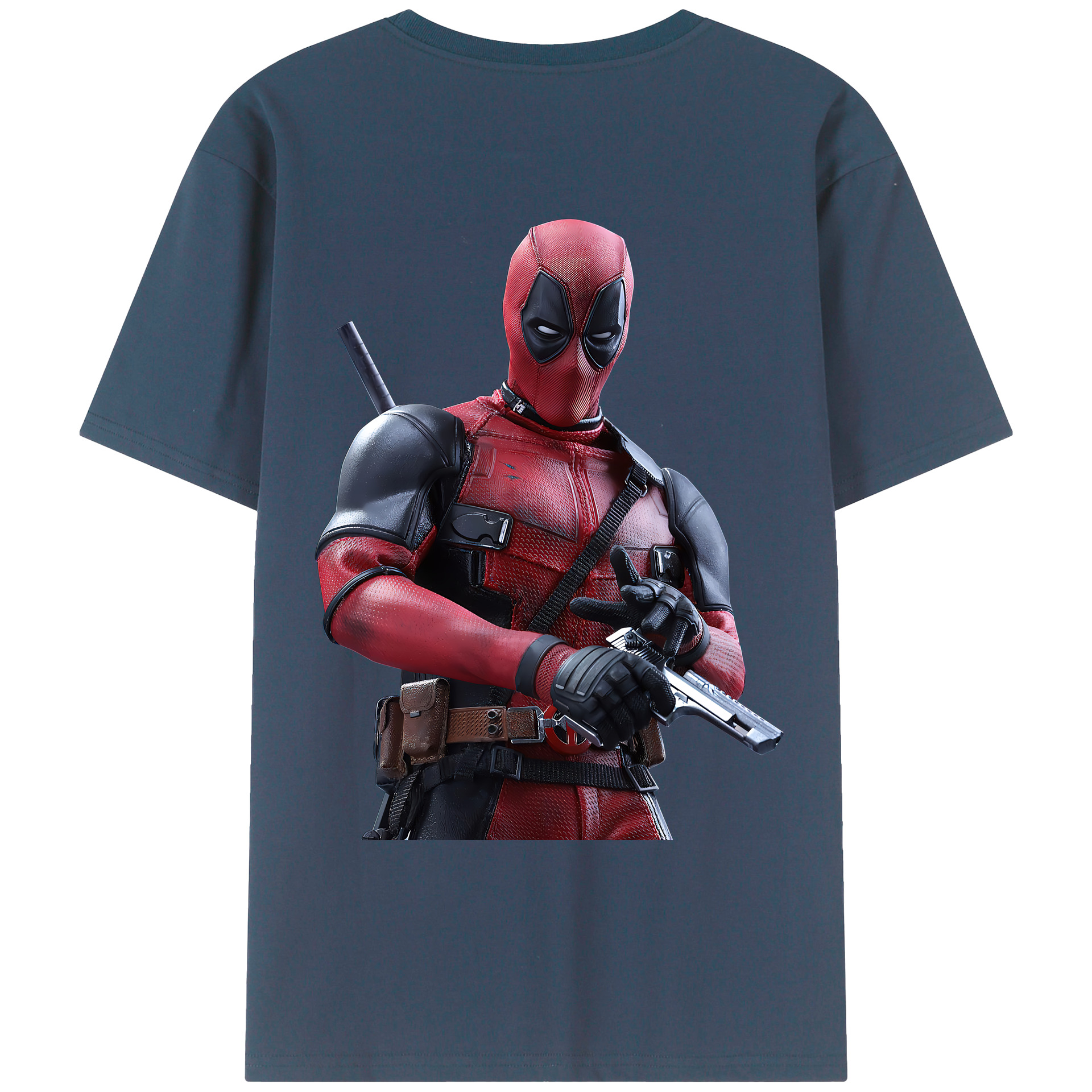 （画像用） Deadpool デッドプール レディース半袖Tシャツ(バックプリント)