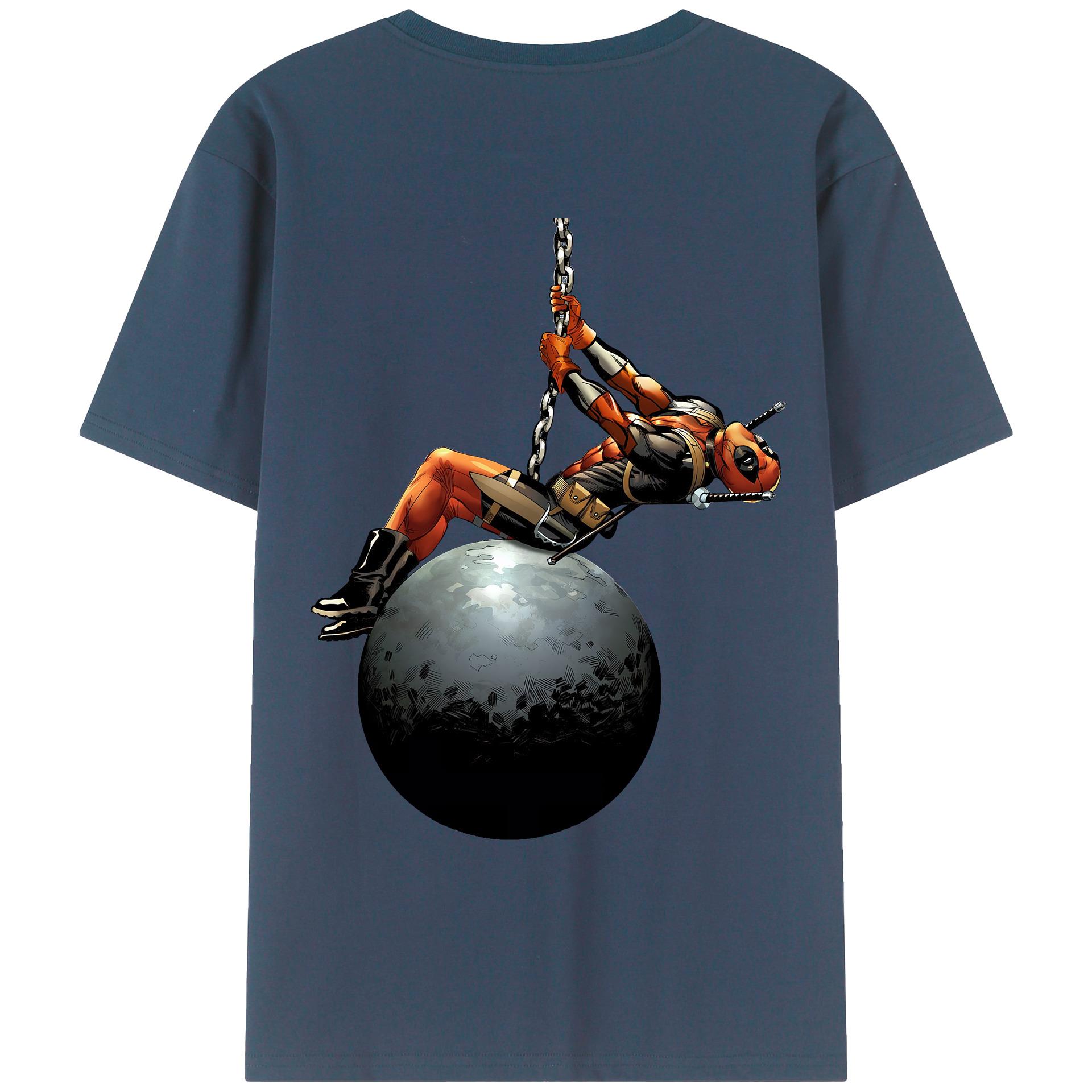 （画像用） Deadpool デッドプール レディース半袖Tシャツ(バックプリント)