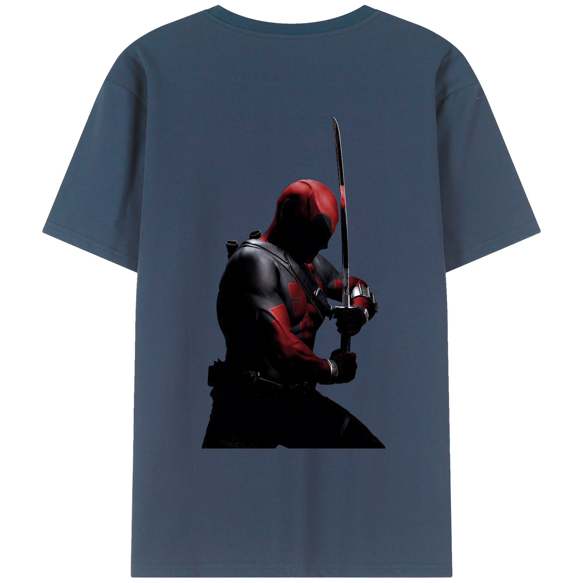 （画像用） Deadpool デッドプール レディース半袖Tシャツ(バックプリント)