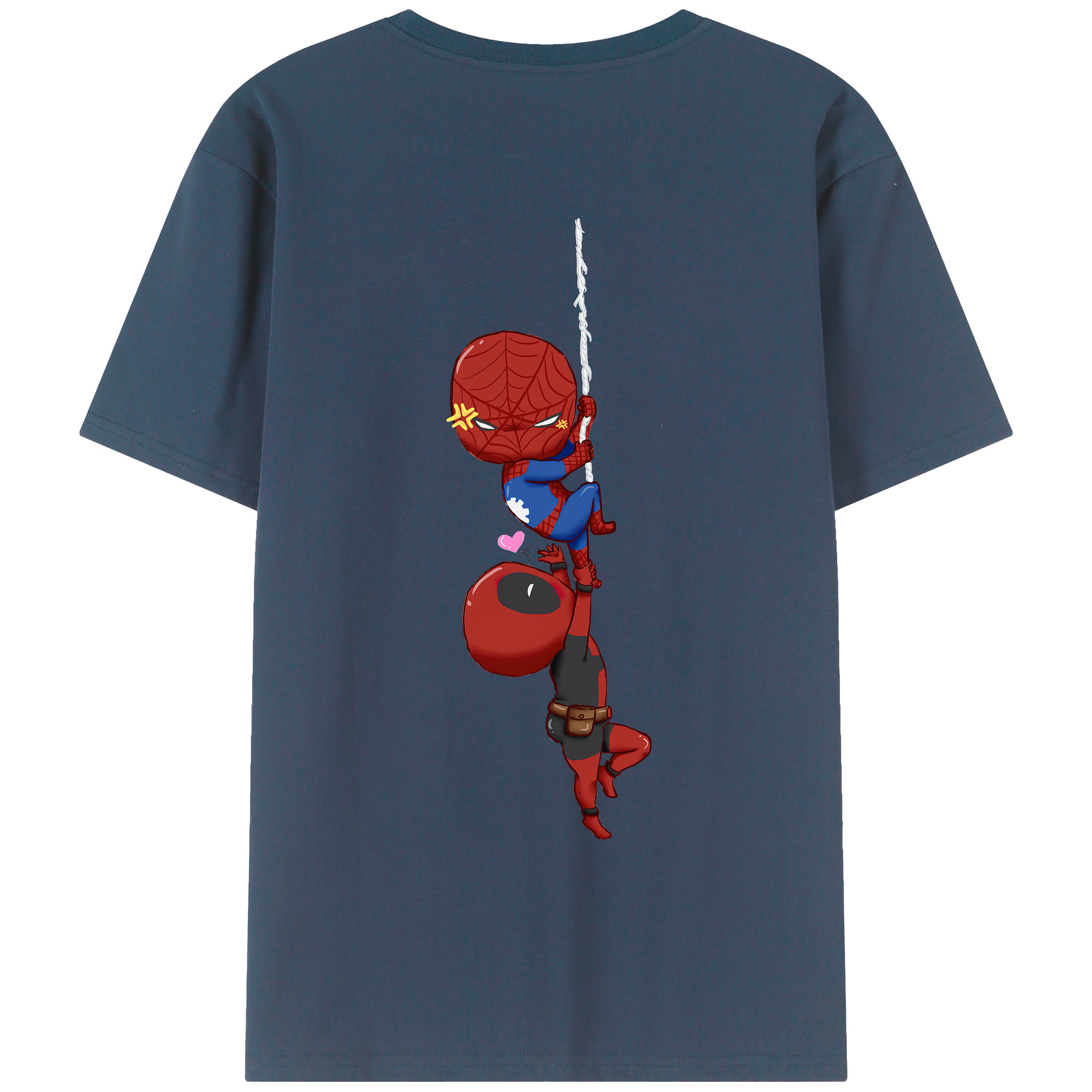 （画像用） Deadpool デッドプール レディース半袖Tシャツ(バックプリント)