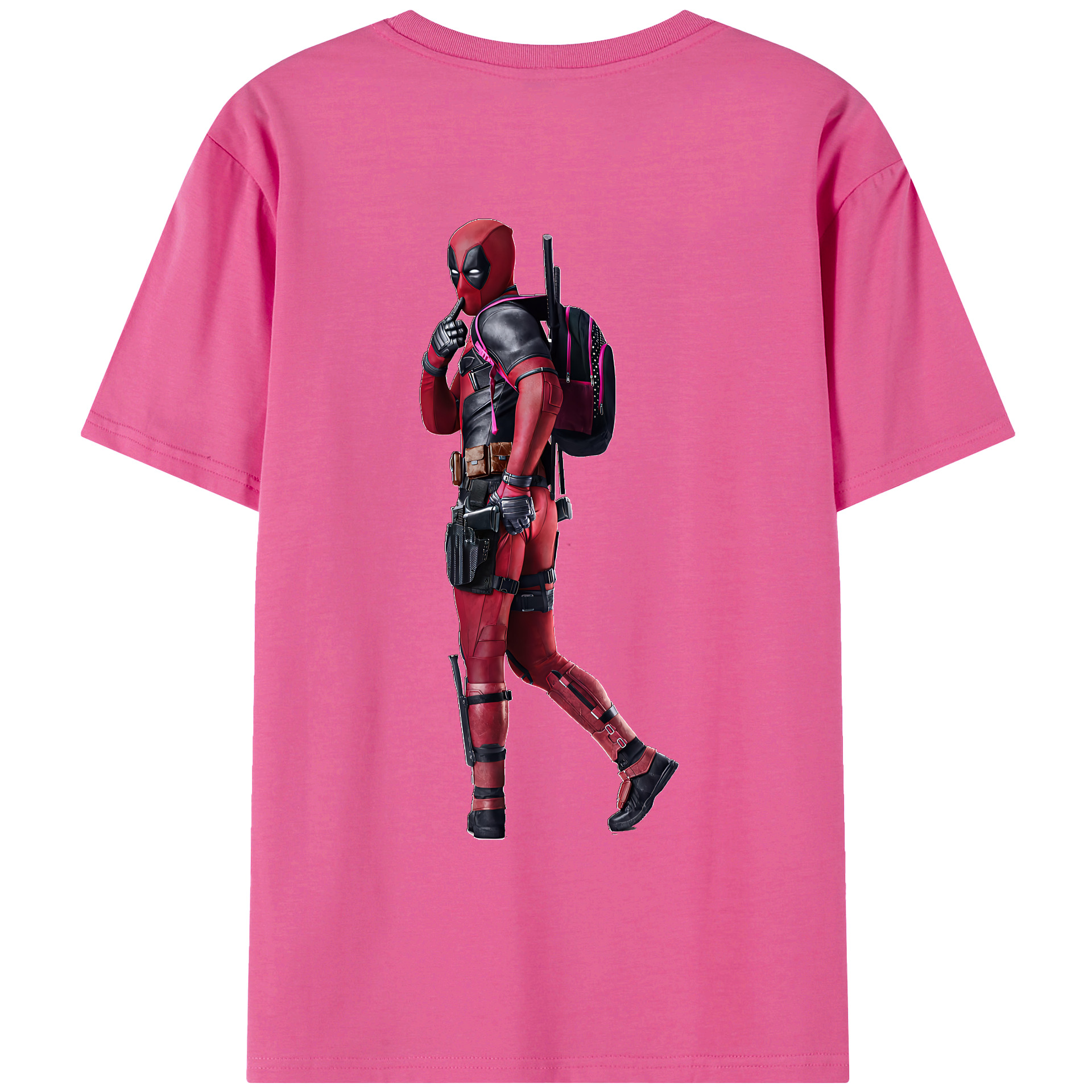 （画像用） Deadpool デッドプール レディース半袖Tシャツ(バックプリント)