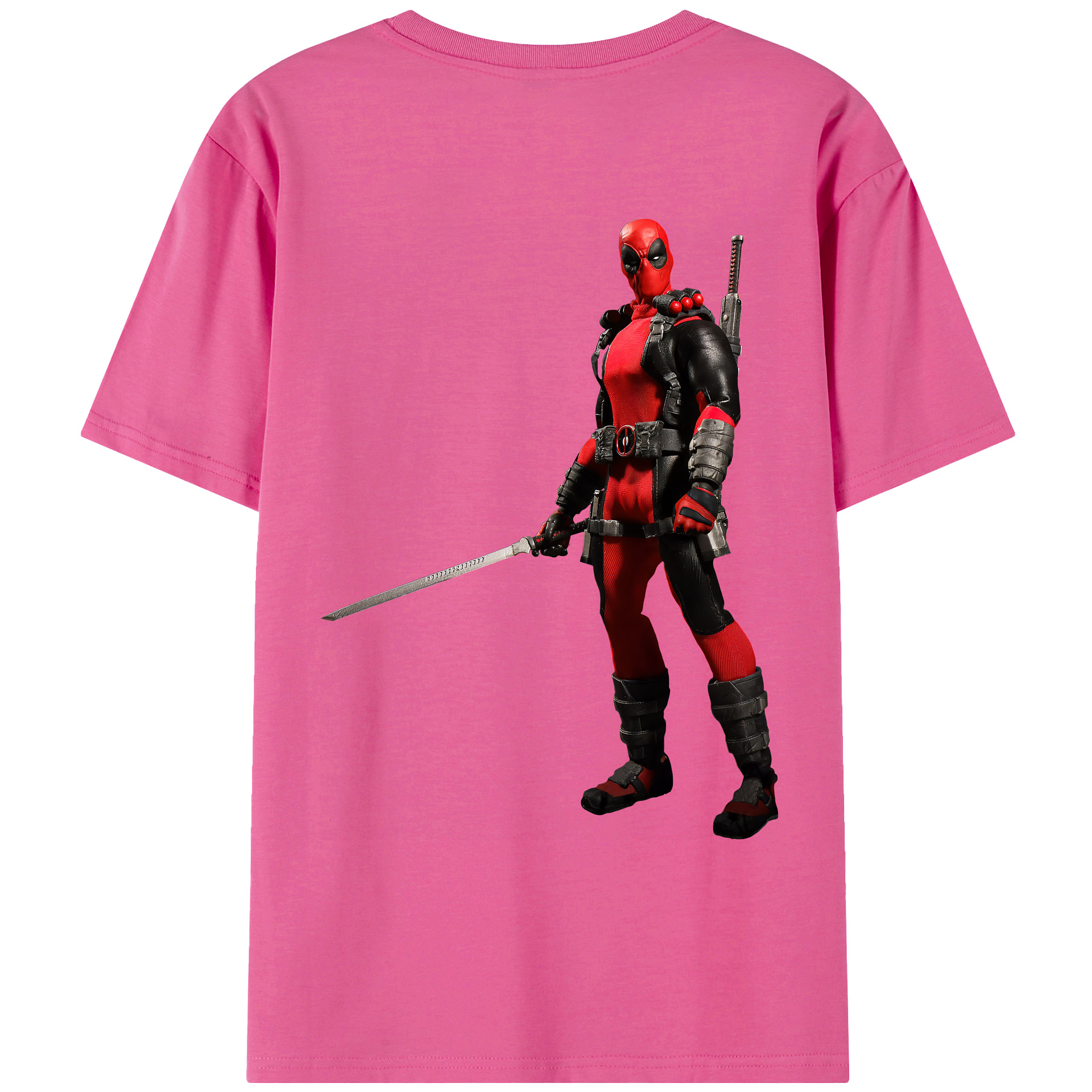 （画像用） Deadpool デッドプール レディース半袖Tシャツ(バックプリント)