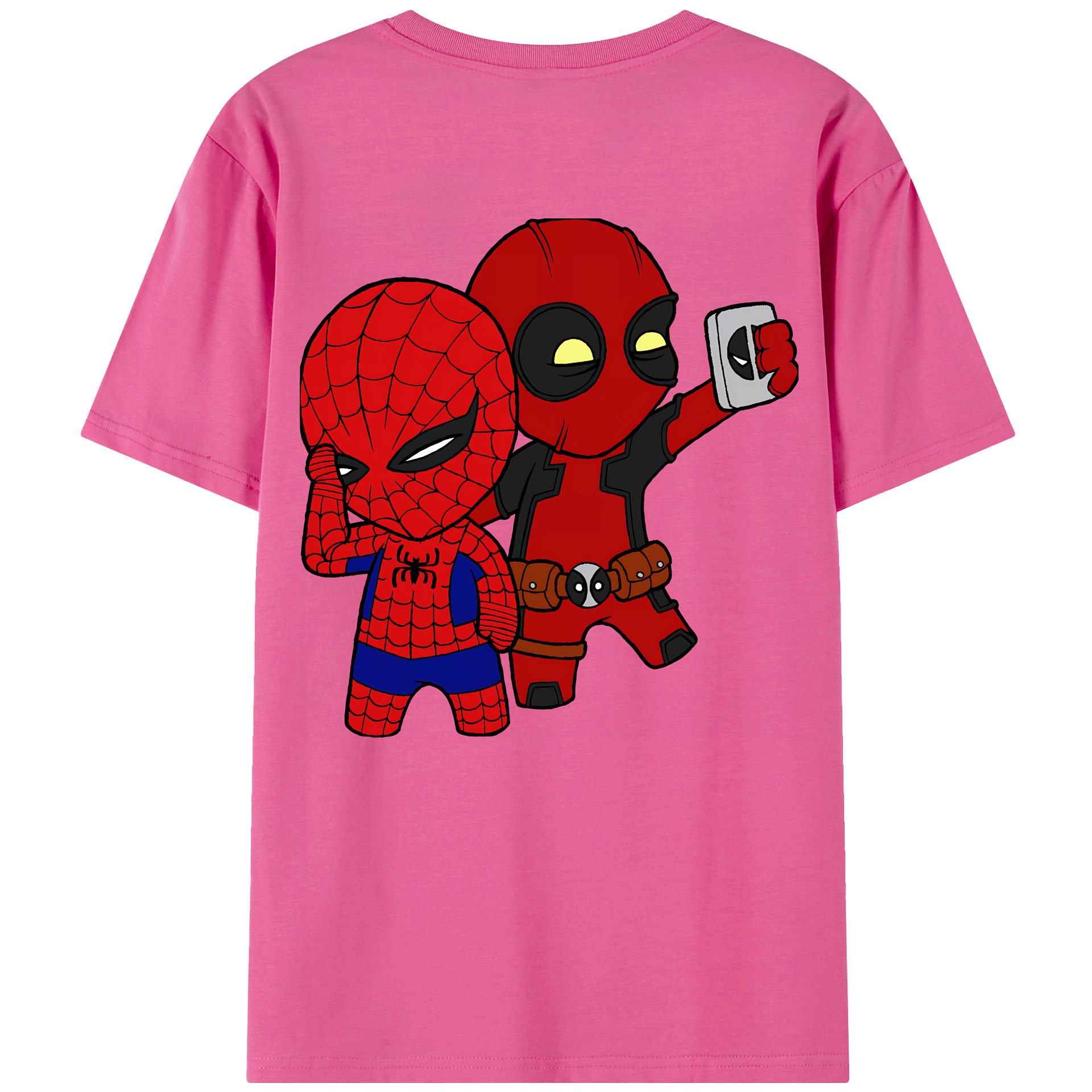 （画像用） Deadpool デッドプール レディース半袖Tシャツ(バックプリント)