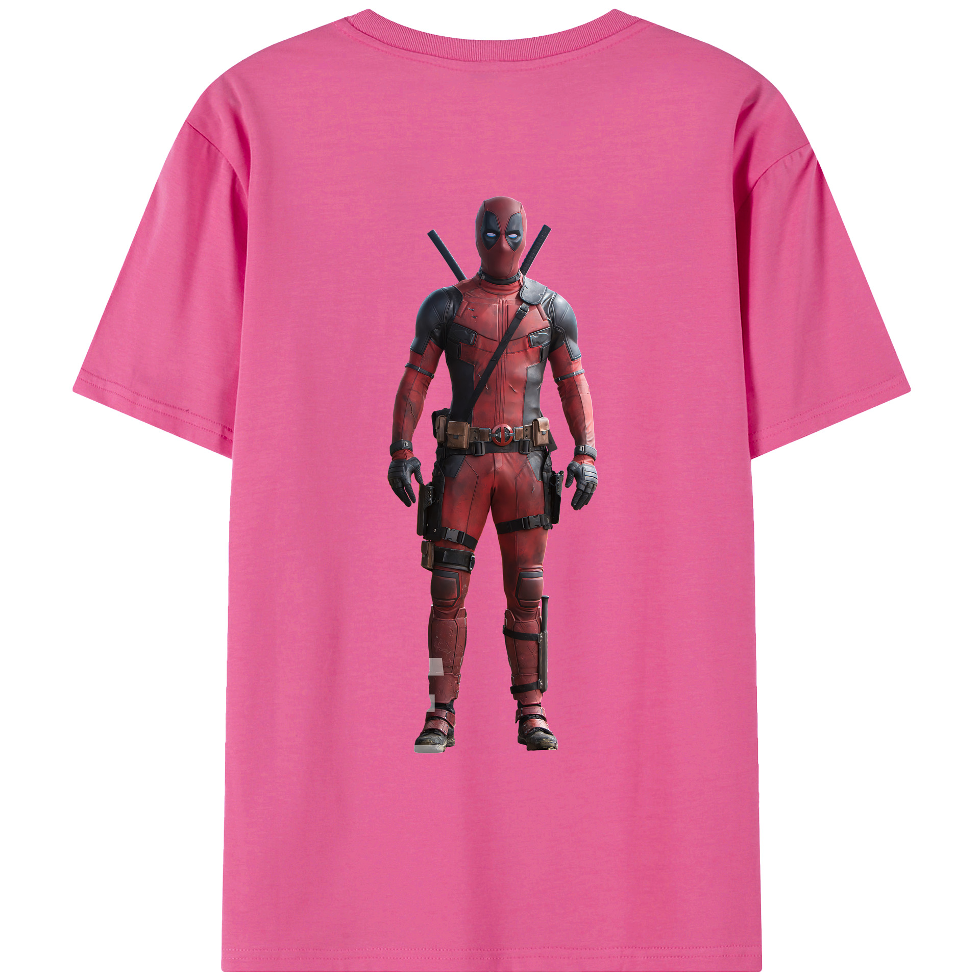 （画像用） Deadpool デッドプール レディース半袖Tシャツ(バックプリント)