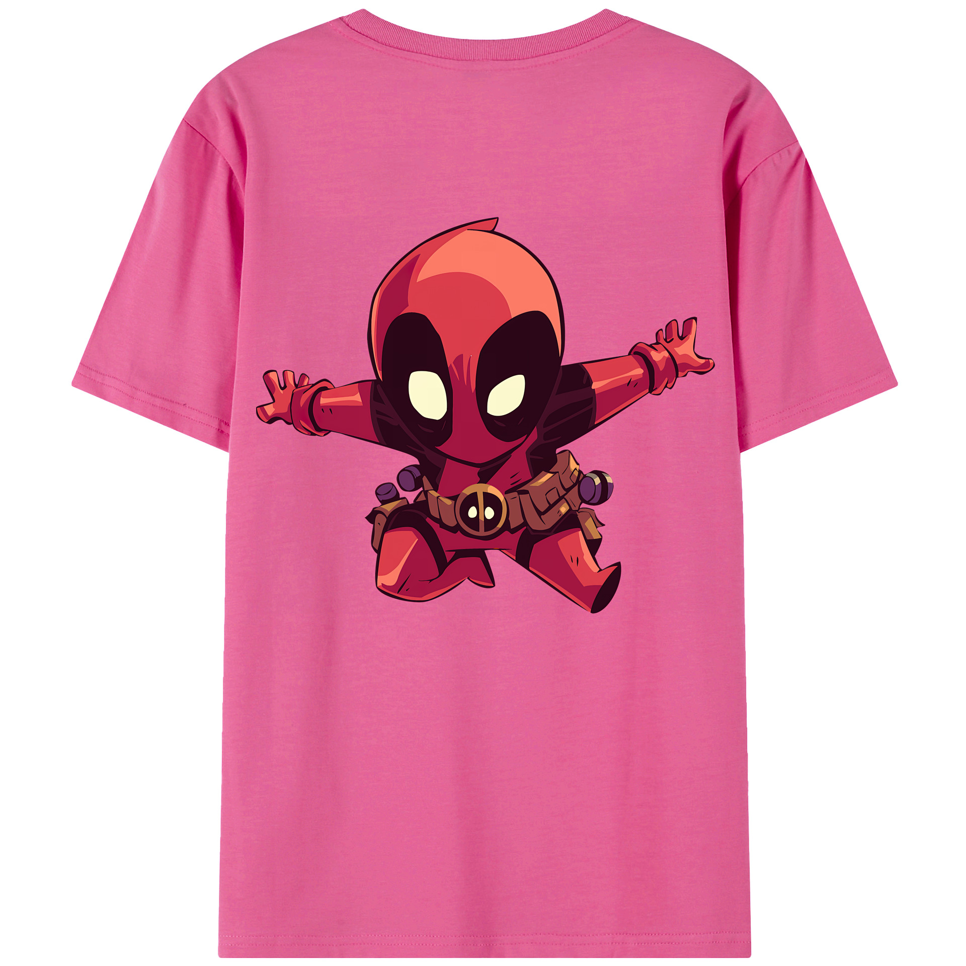 （画像用） Deadpool デッドプール レディース半袖Tシャツ(バックプリント)