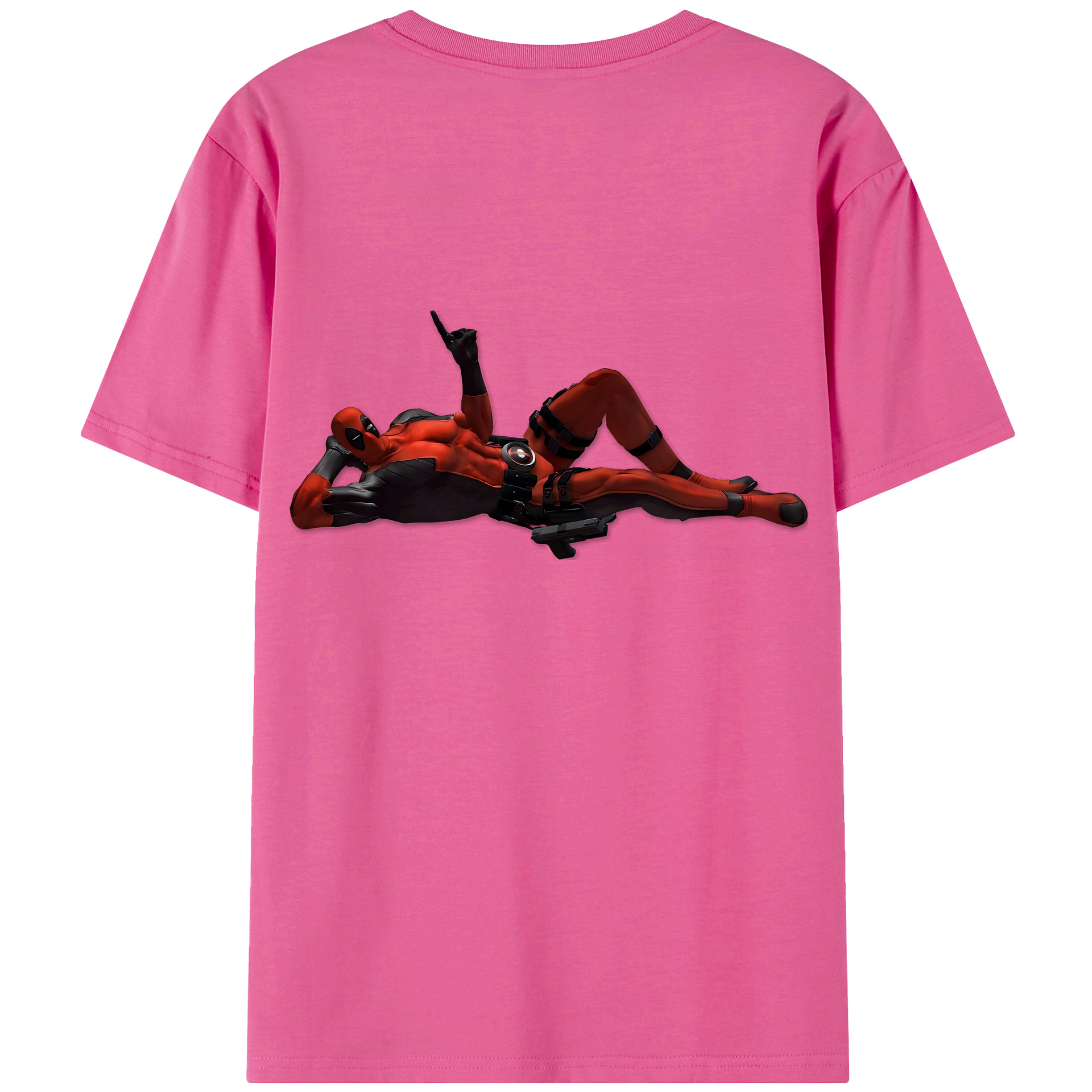 （画像用） Deadpool デッドプール レディース半袖Tシャツ(バックプリント)