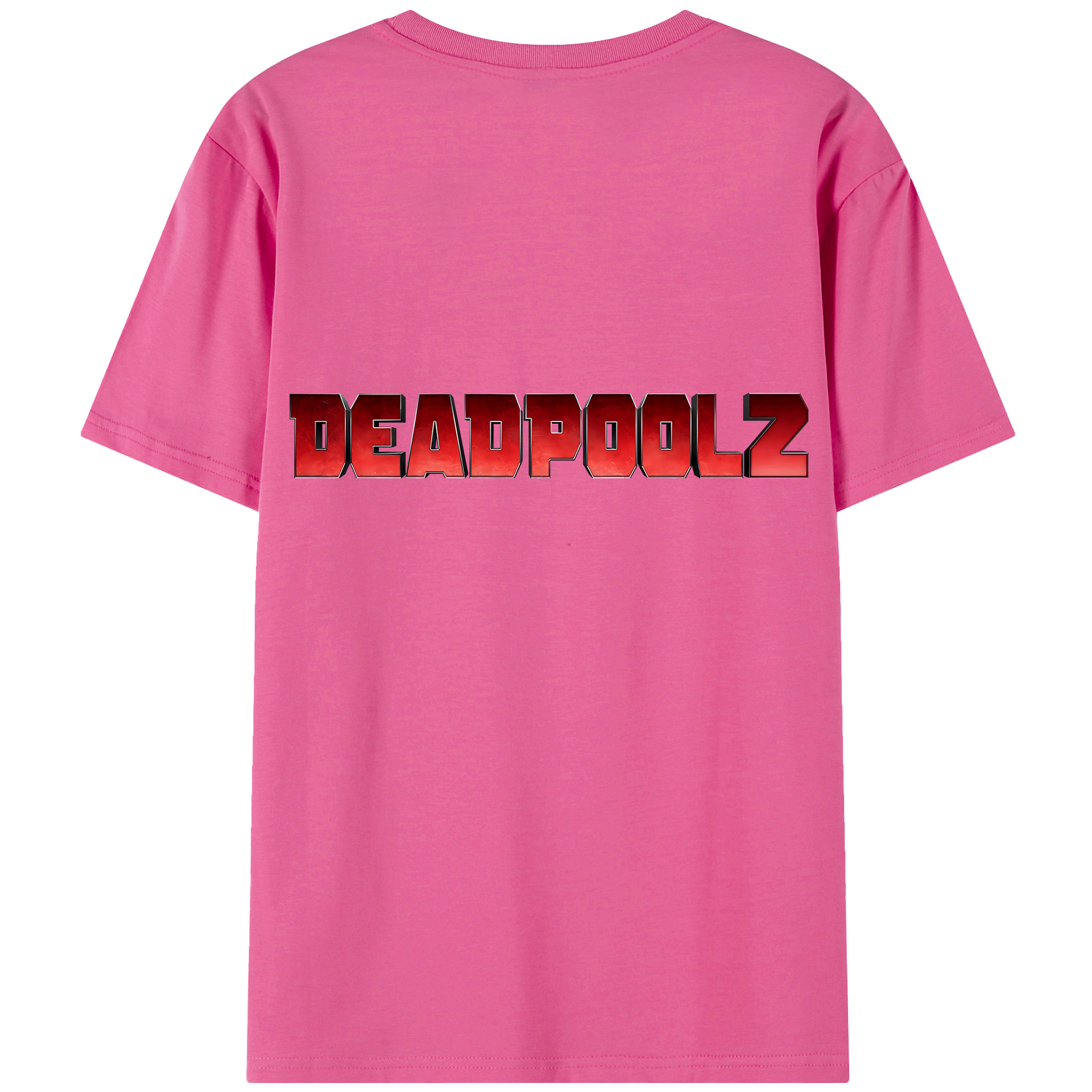 （画像用） Deadpool デッドプール レディース半袖Tシャツ(バックプリント)