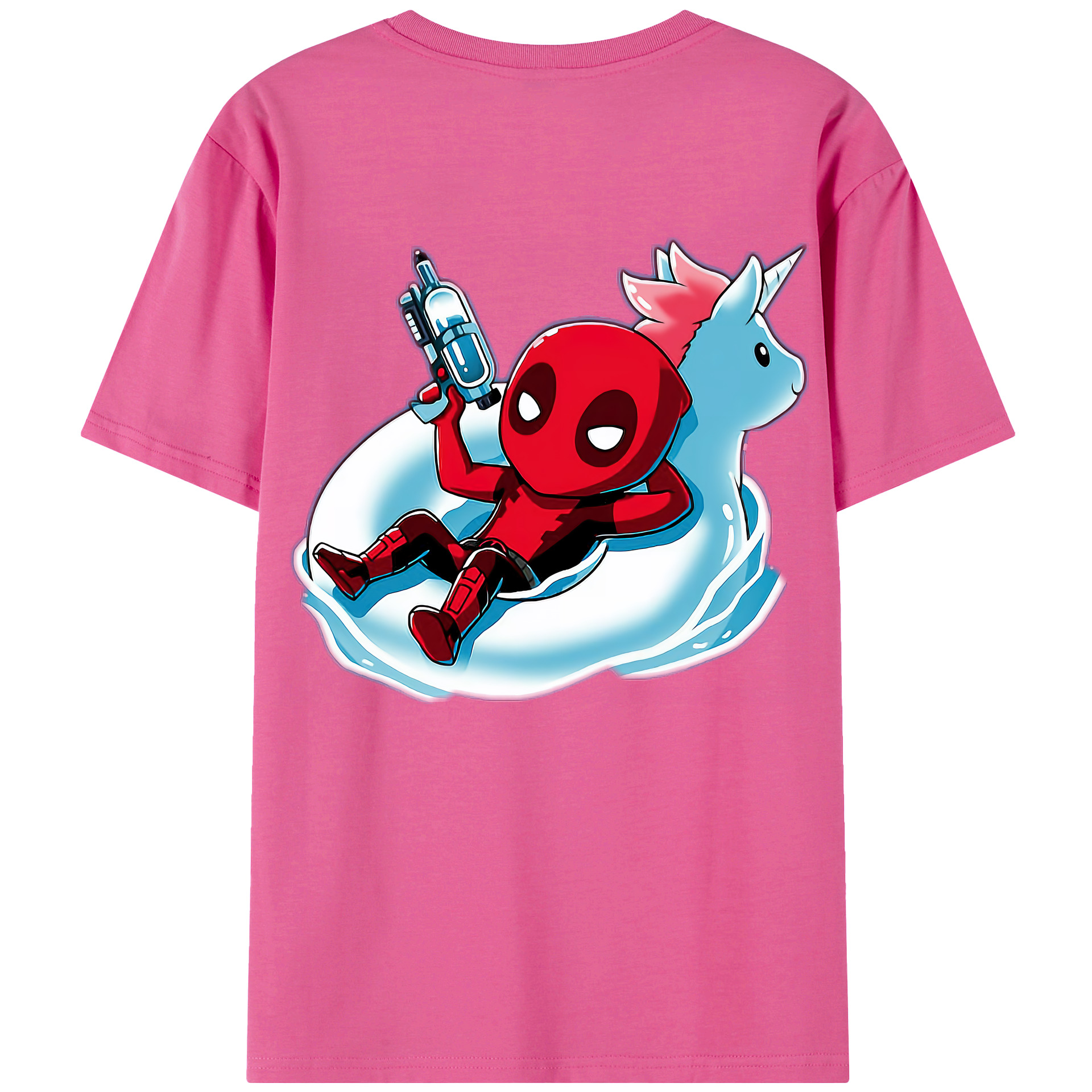 （画像用） Deadpool デッドプール レディース半袖Tシャツ(バックプリント)