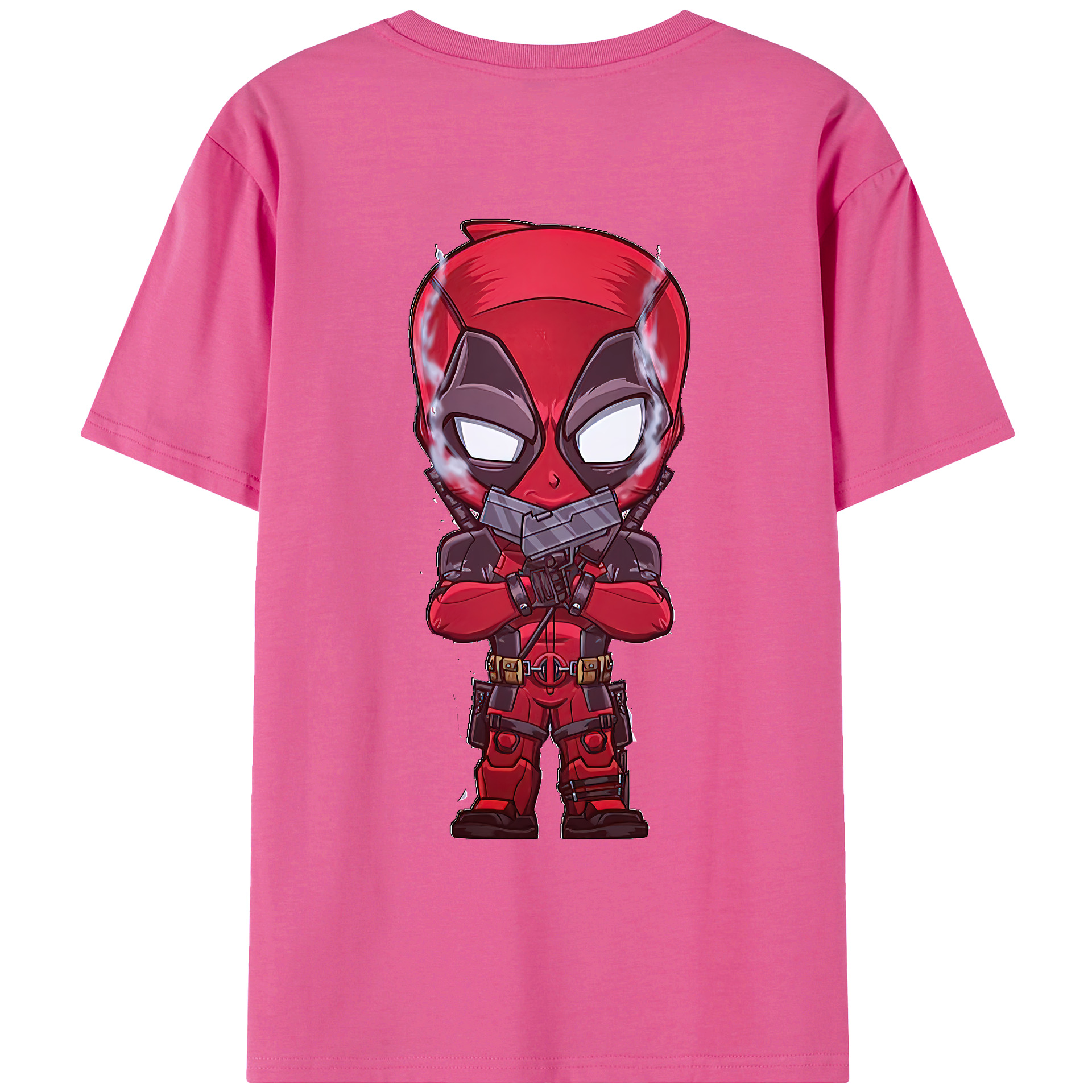 （画像用） Deadpool デッドプール レディース半袖Tシャツ(バックプリント)
