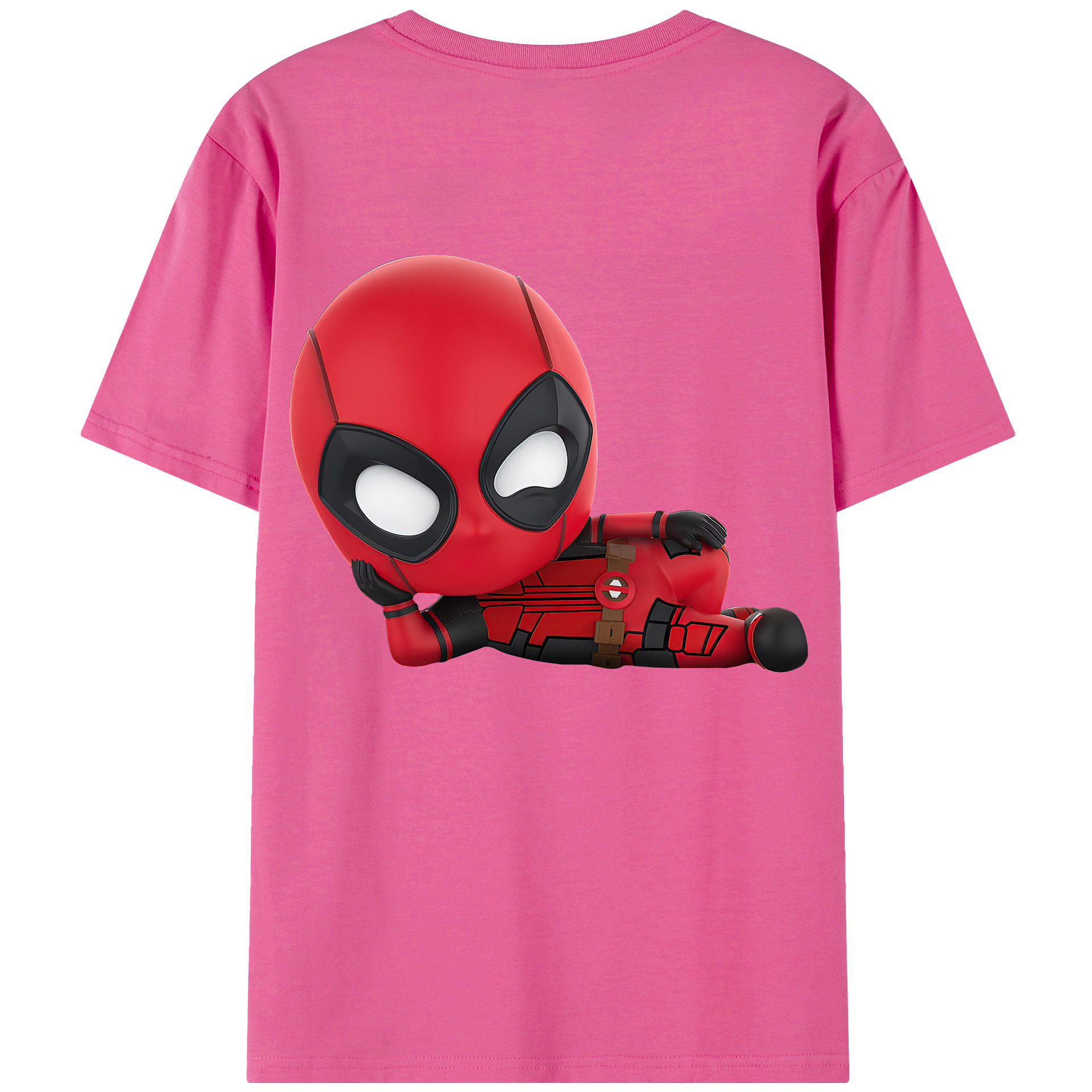 （画像用） Deadpool デッドプール レディース半袖Tシャツ(バックプリント)