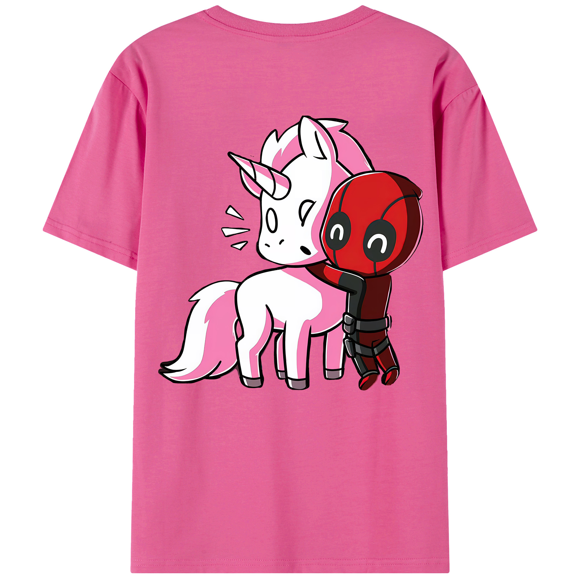 （画像用） Deadpool デッドプール レディース半袖Tシャツ(バックプリント)