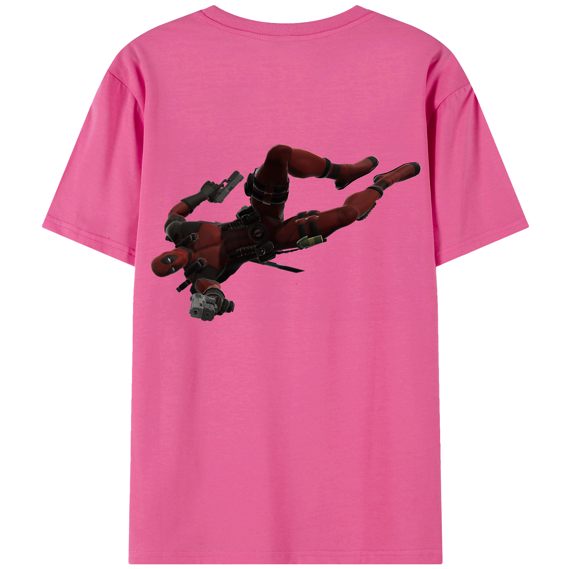 （画像用） Deadpool デッドプール レディース半袖Tシャツ(バックプリント)