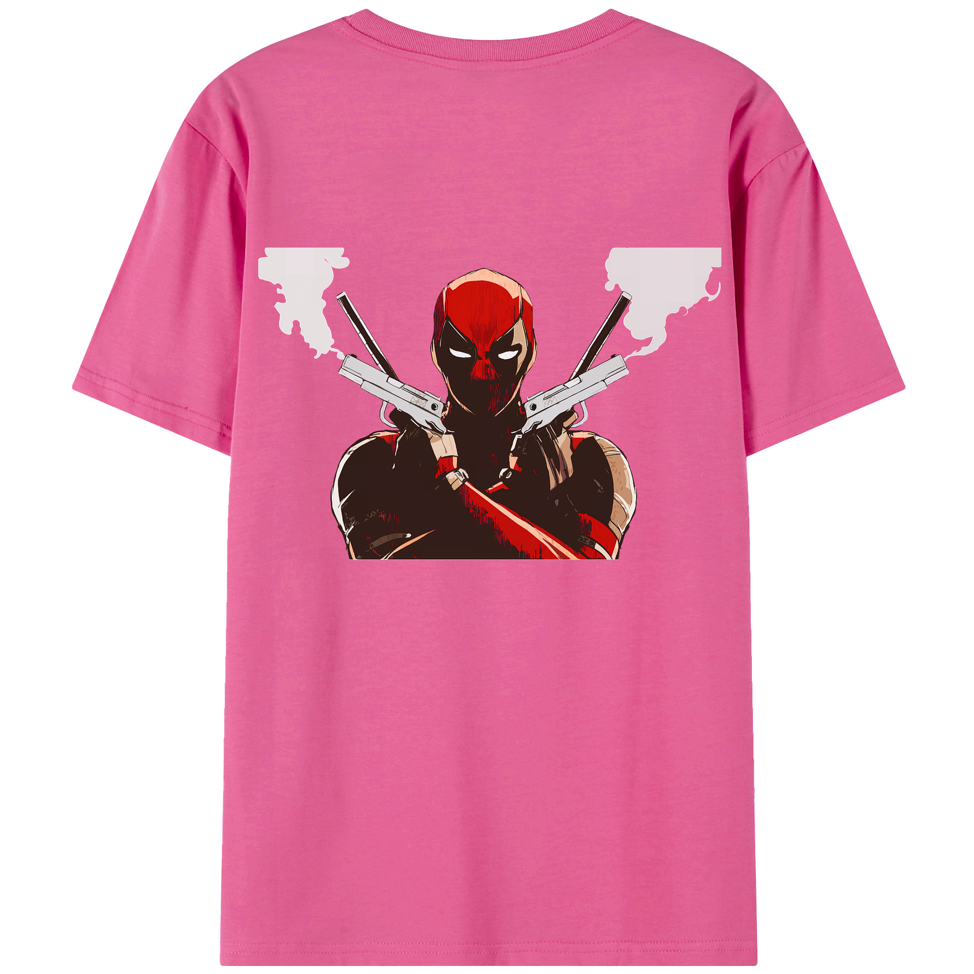 （画像用） Deadpool デッドプール レディース半袖Tシャツ(バックプリント)