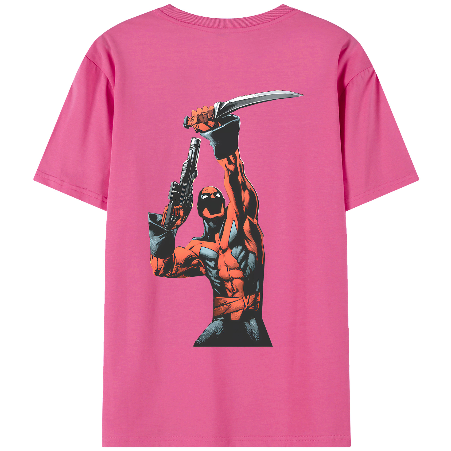 （画像用） Deadpool デッドプール レディース半袖Tシャツ(バックプリント)