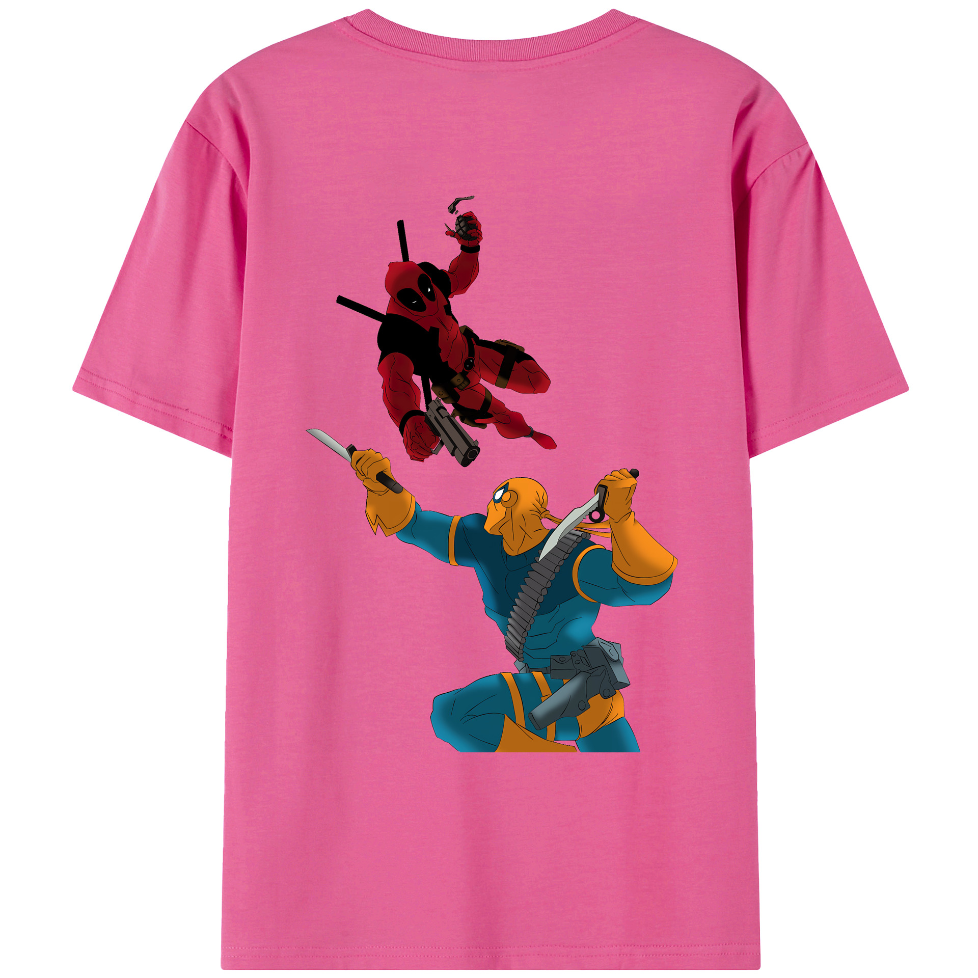 （画像用） Deadpool デッドプール レディース半袖Tシャツ(バックプリント)