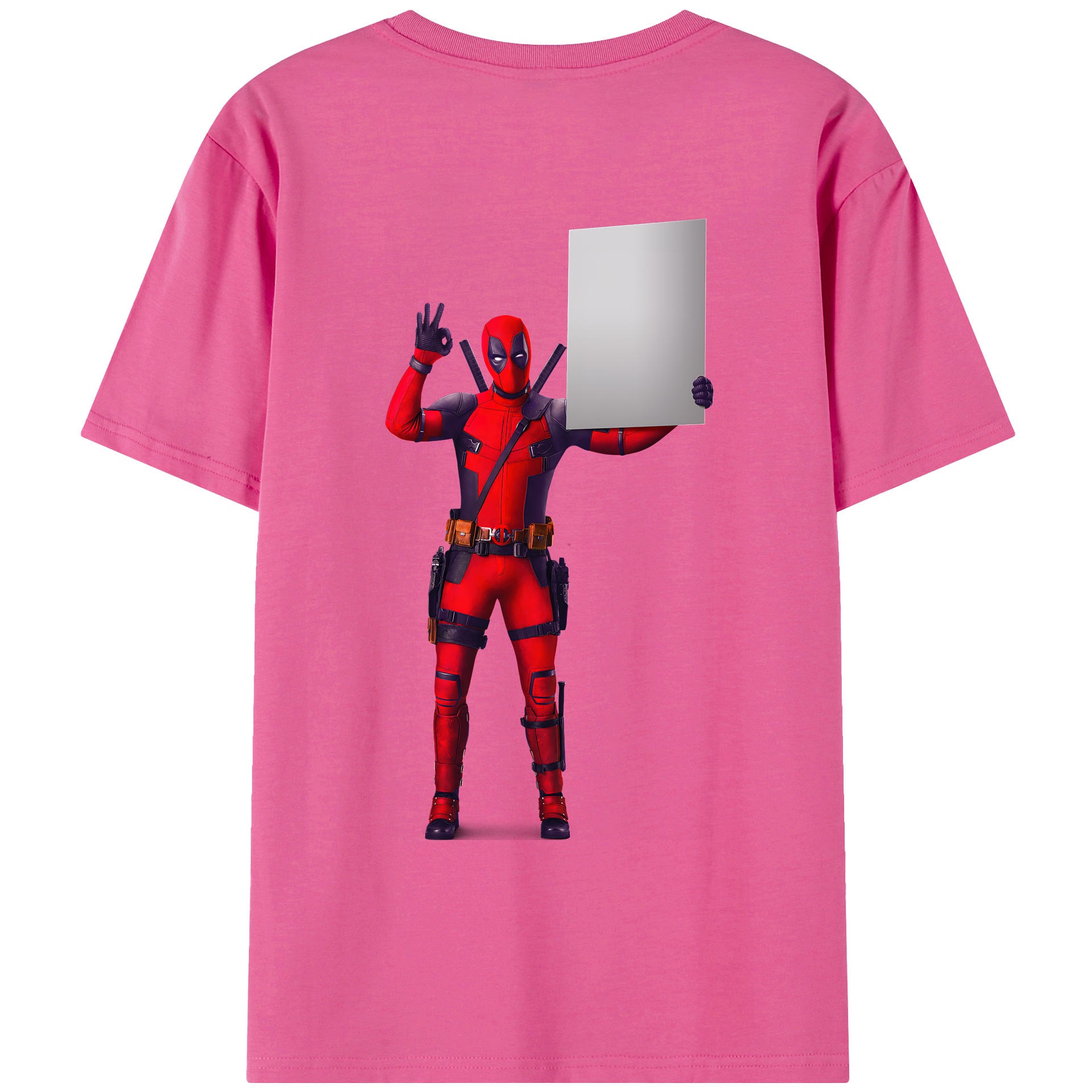 （画像用） Deadpool デッドプール レディース半袖Tシャツ(バックプリント)