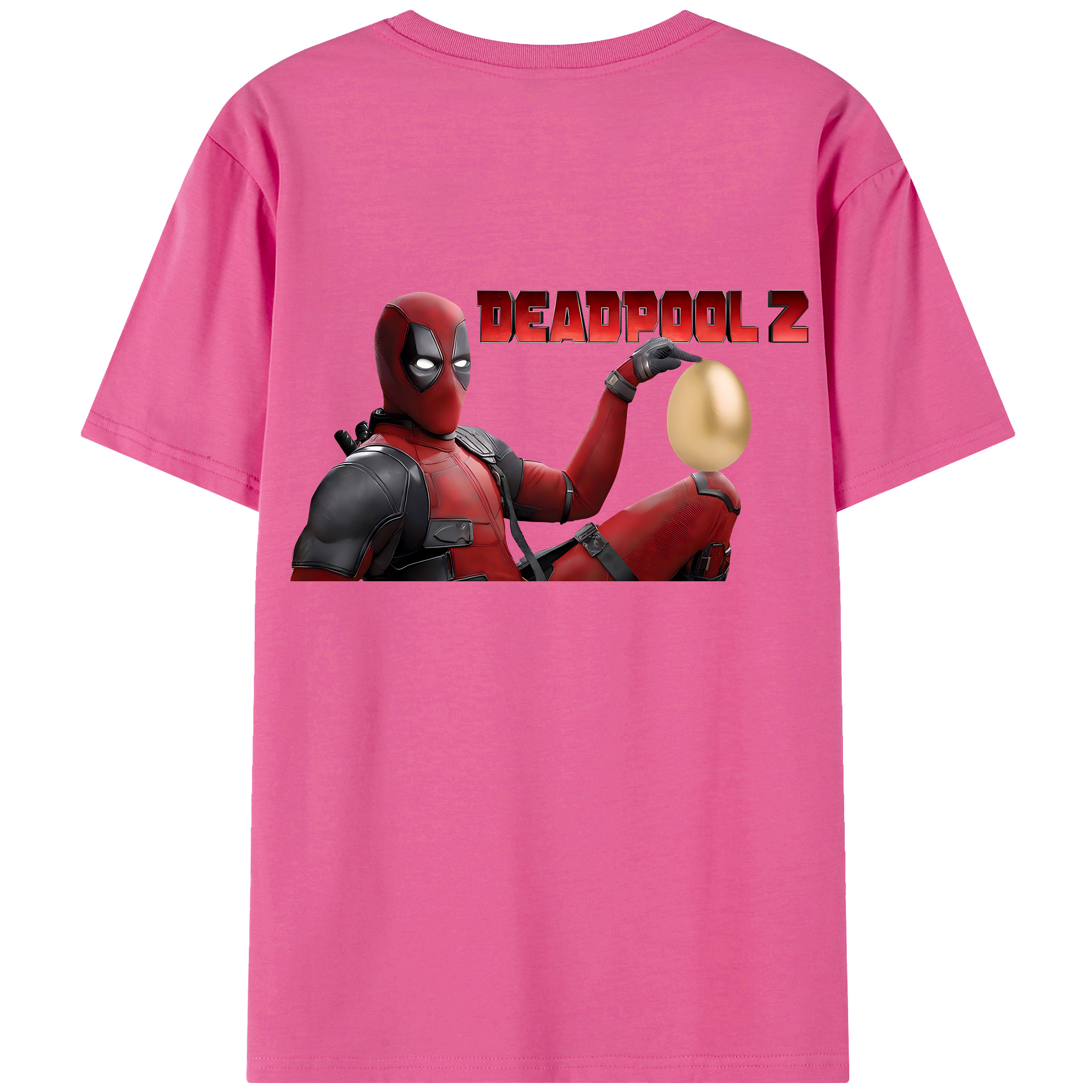 （画像用） Deadpool デッドプール レディース半袖Tシャツ(バックプリント)
