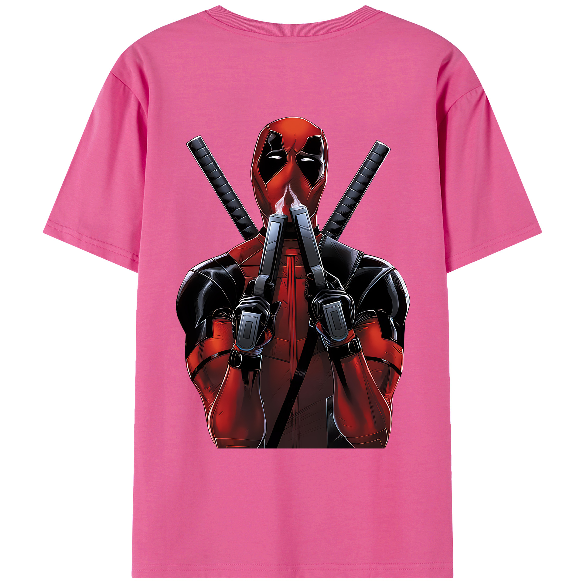 （画像用） Deadpool デッドプール レディース半袖Tシャツ(バックプリント)