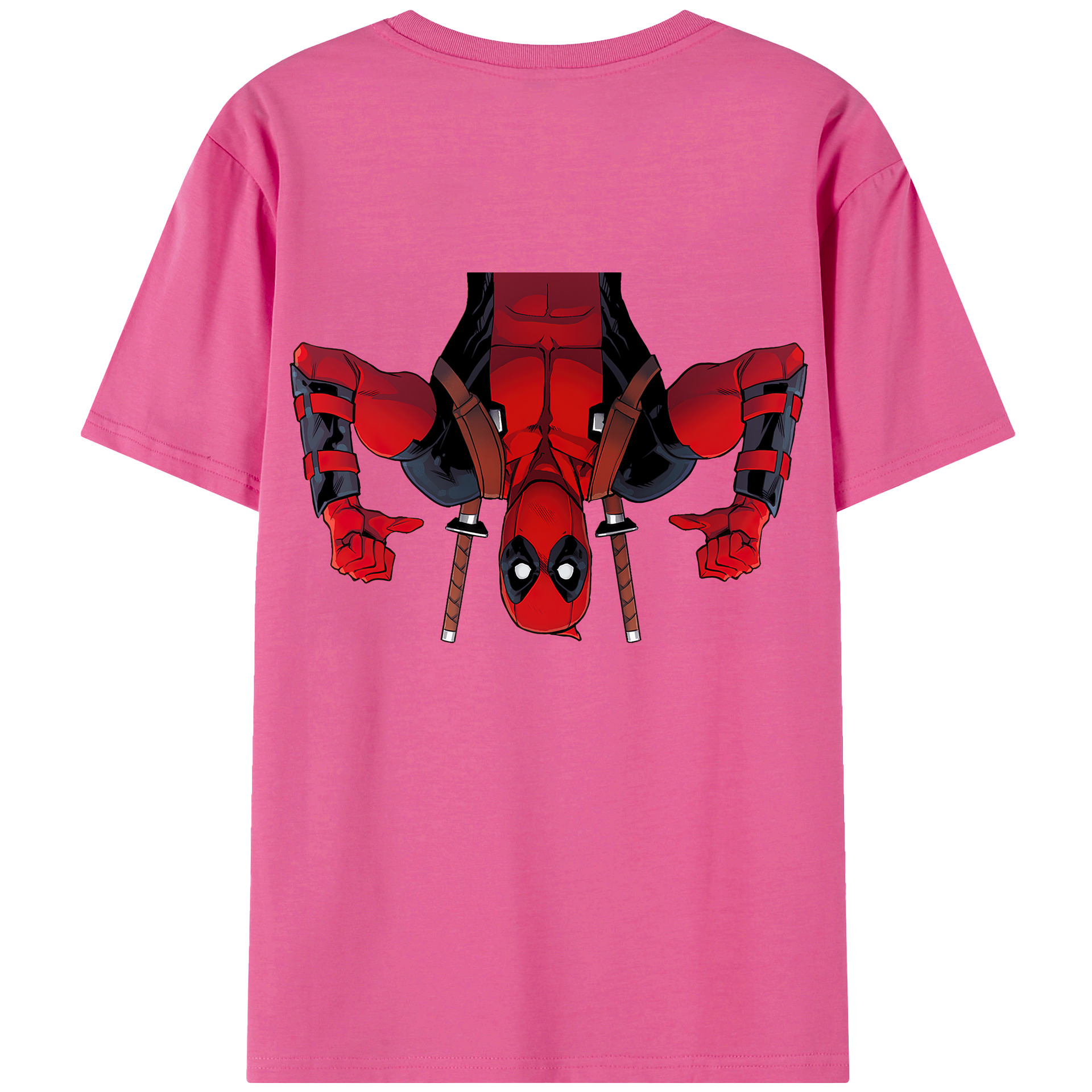 （画像用） Deadpool デッドプール レディース半袖Tシャツ(バックプリント)