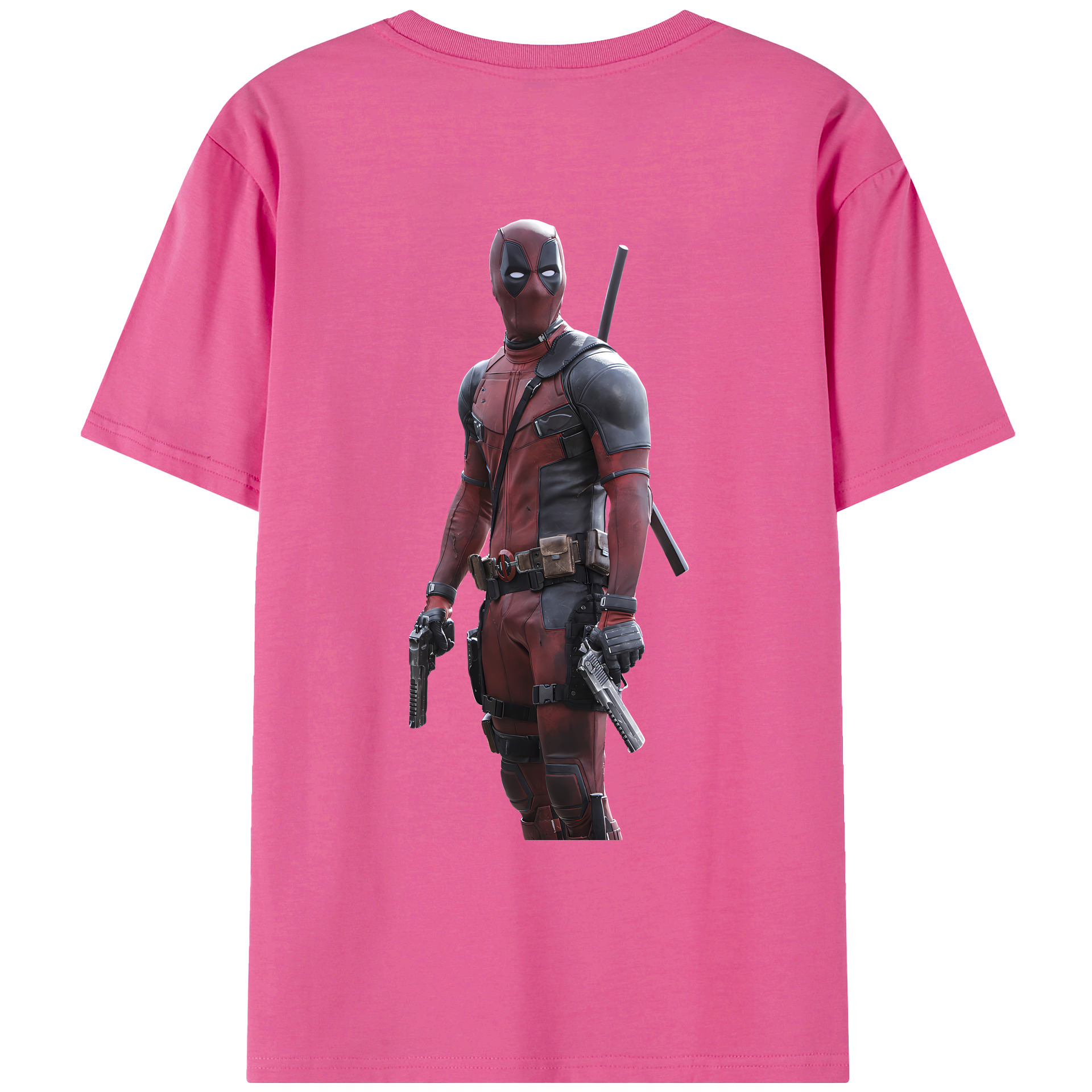 （画像用） Deadpool デッドプール レディース半袖Tシャツ(バックプリント)