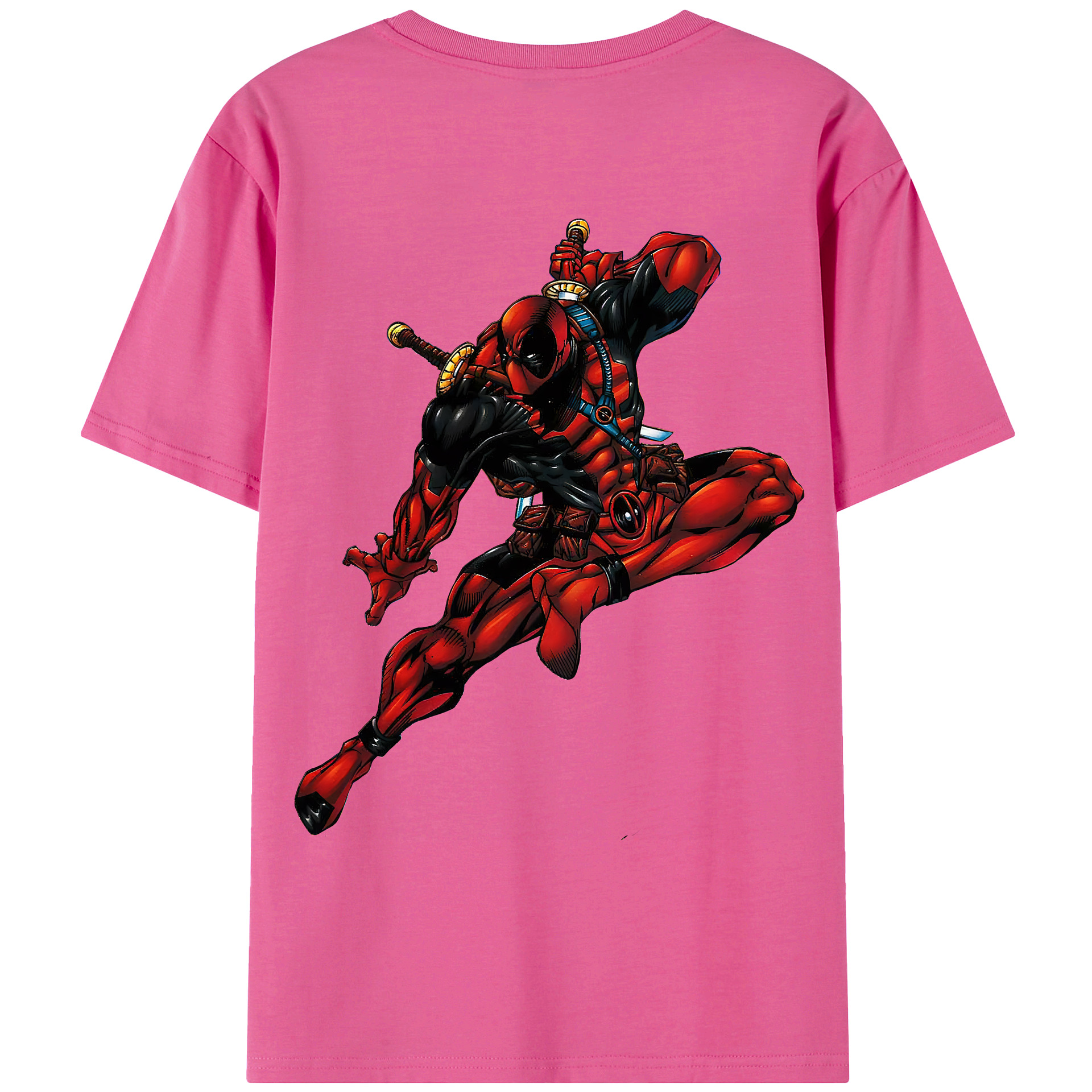 （画像用） Deadpool デッドプール レディース半袖Tシャツ(バックプリント)