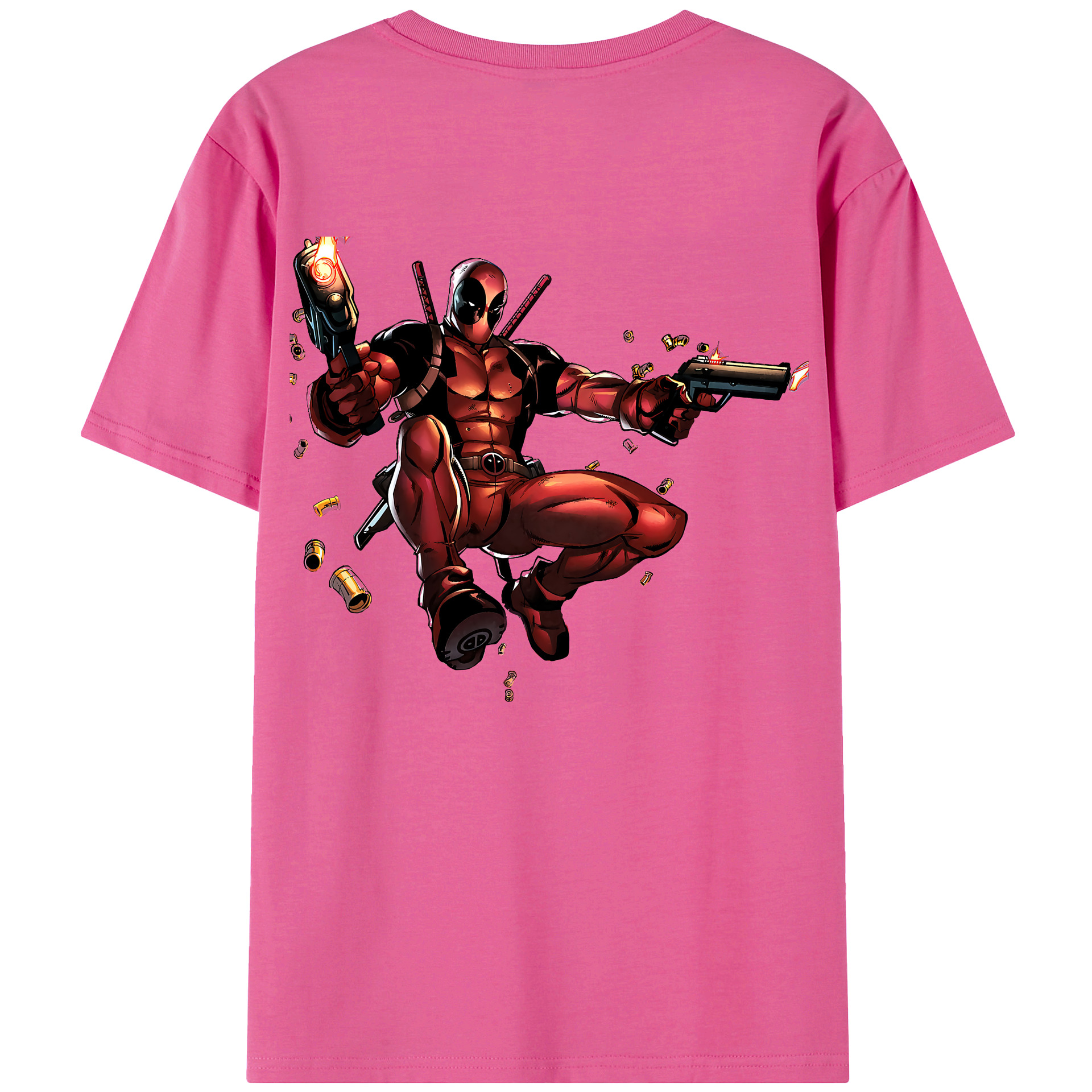 （画像用） Deadpool デッドプール レディース半袖Tシャツ(バックプリント)