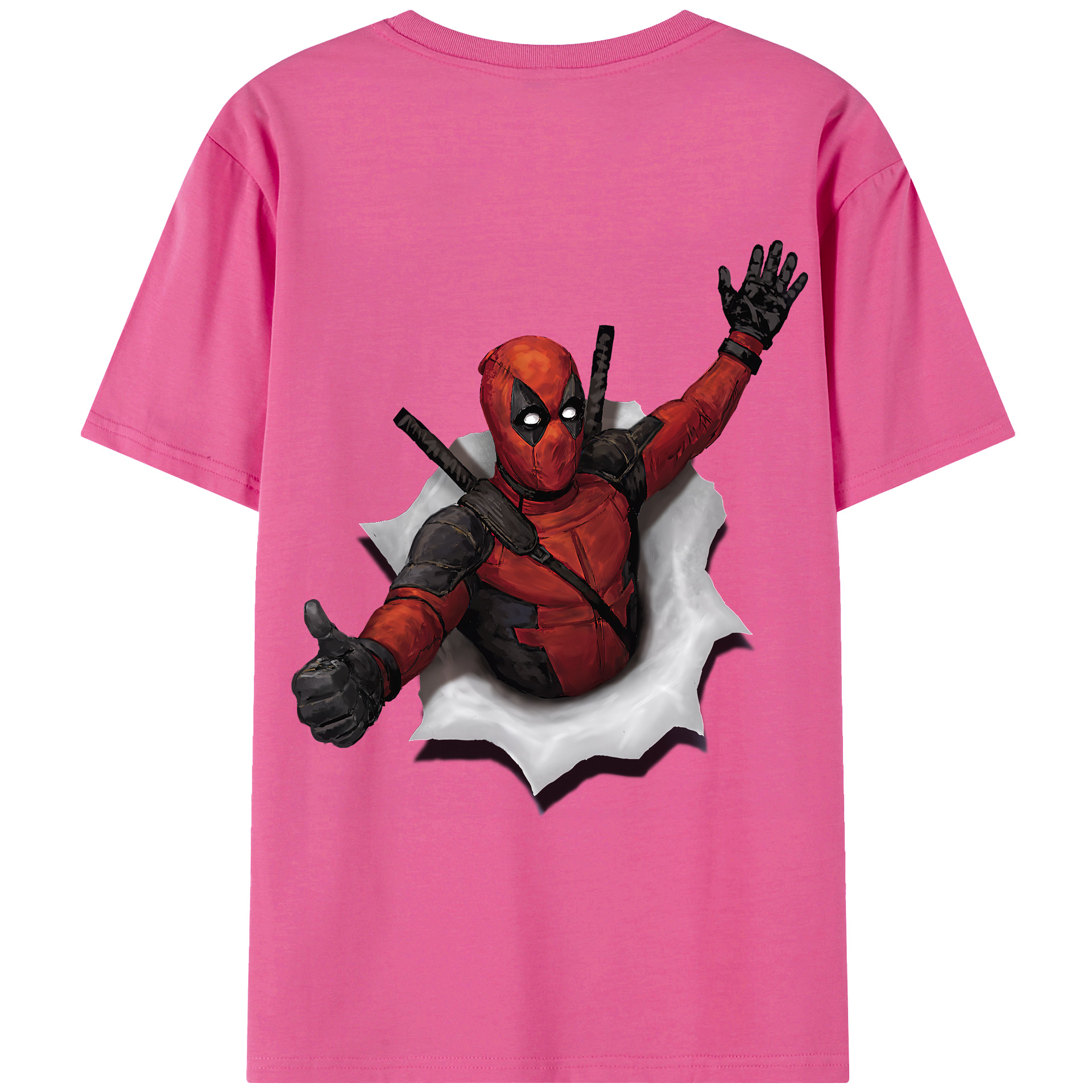 （画像用） Deadpool デッドプール レディース半袖Tシャツ(バックプリント)