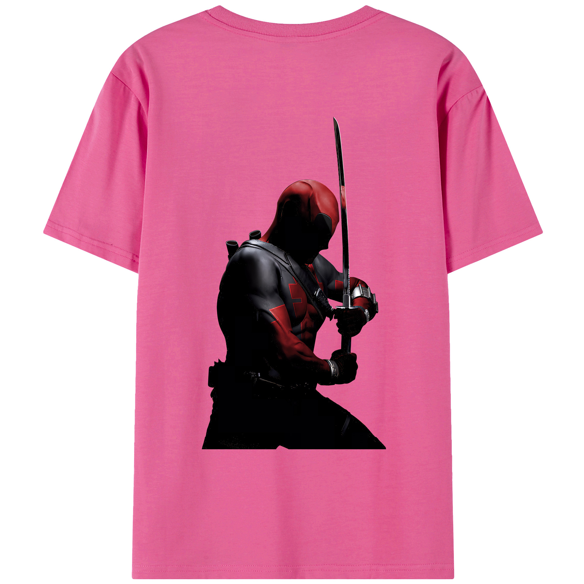 （画像用） Deadpool デッドプール レディース半袖Tシャツ(バックプリント)