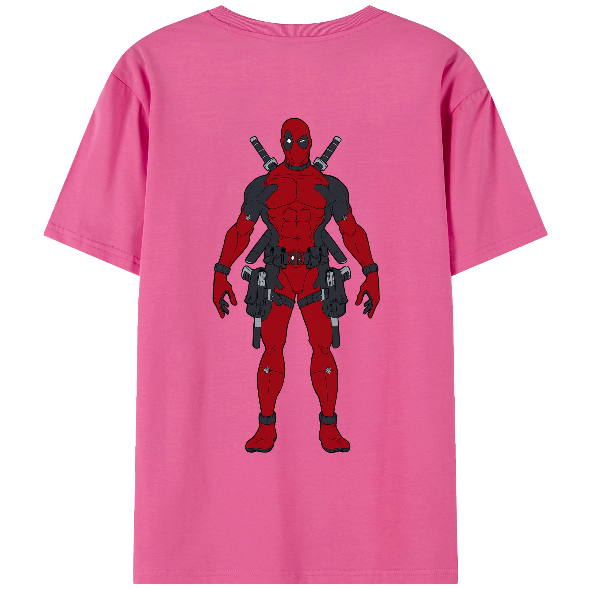 （画像用） Deadpool デッドプール レディース半袖Tシャツ(バックプリント)