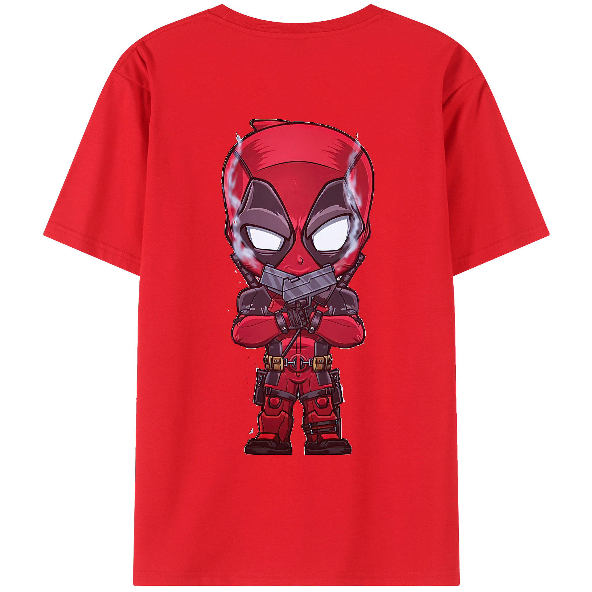 （画像用） Deadpool デッドプール レディース半袖Tシャツ(バックプリント)