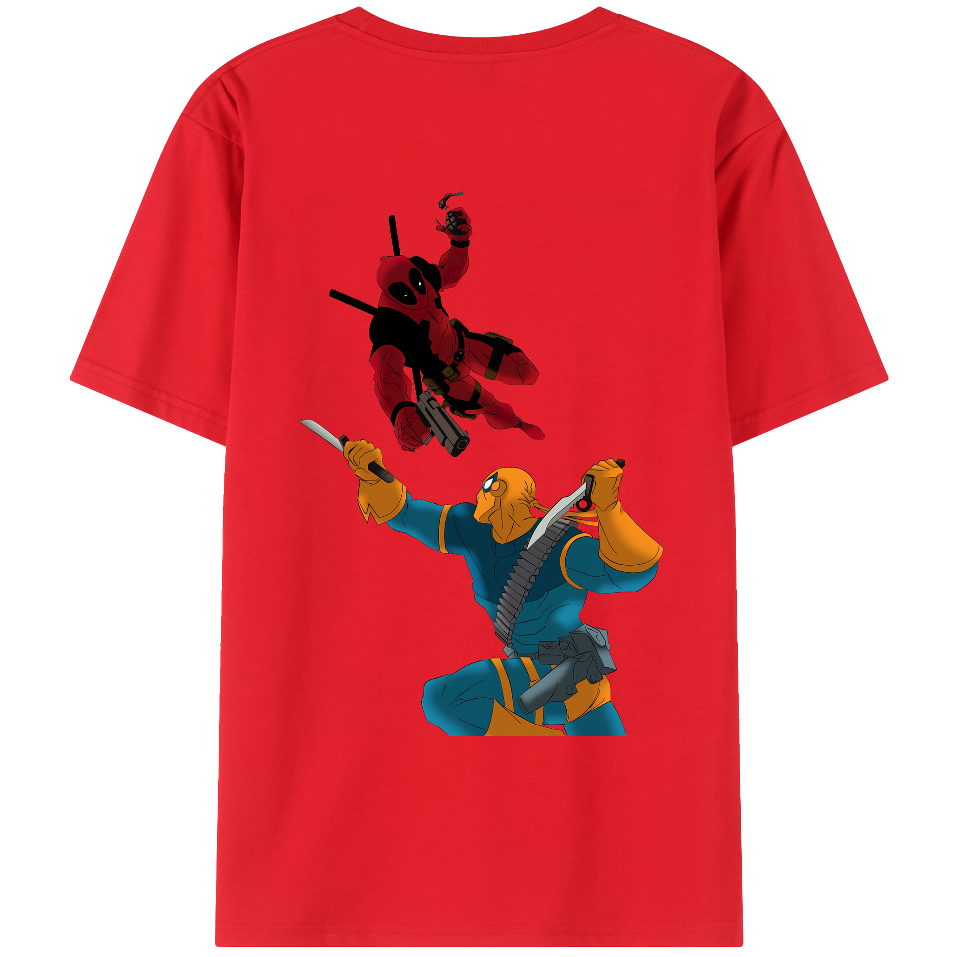 （画像用） Deadpool デッドプール レディース半袖Tシャツ(バックプリント)