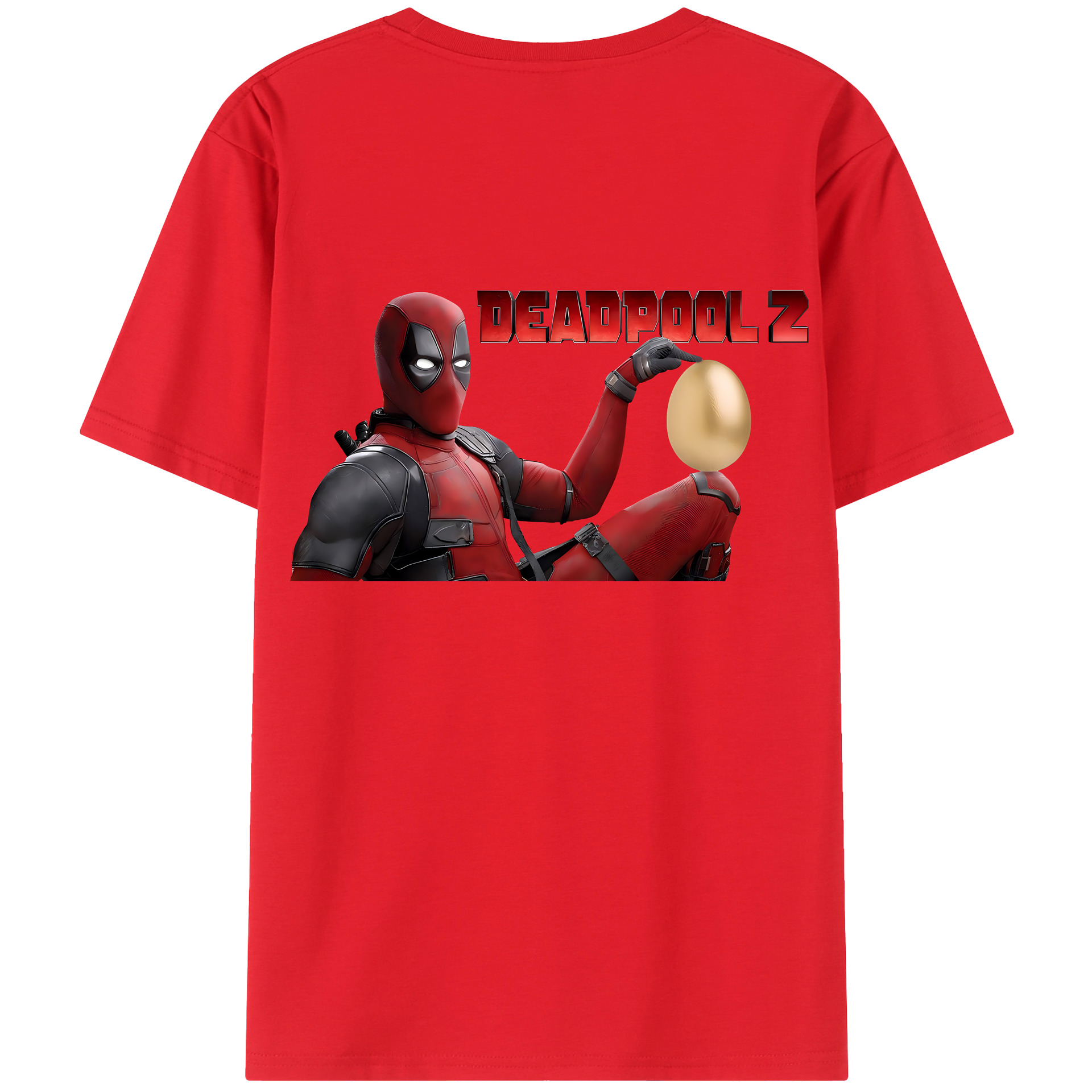 （画像用） Deadpool デッドプール レディース半袖Tシャツ(バックプリント)