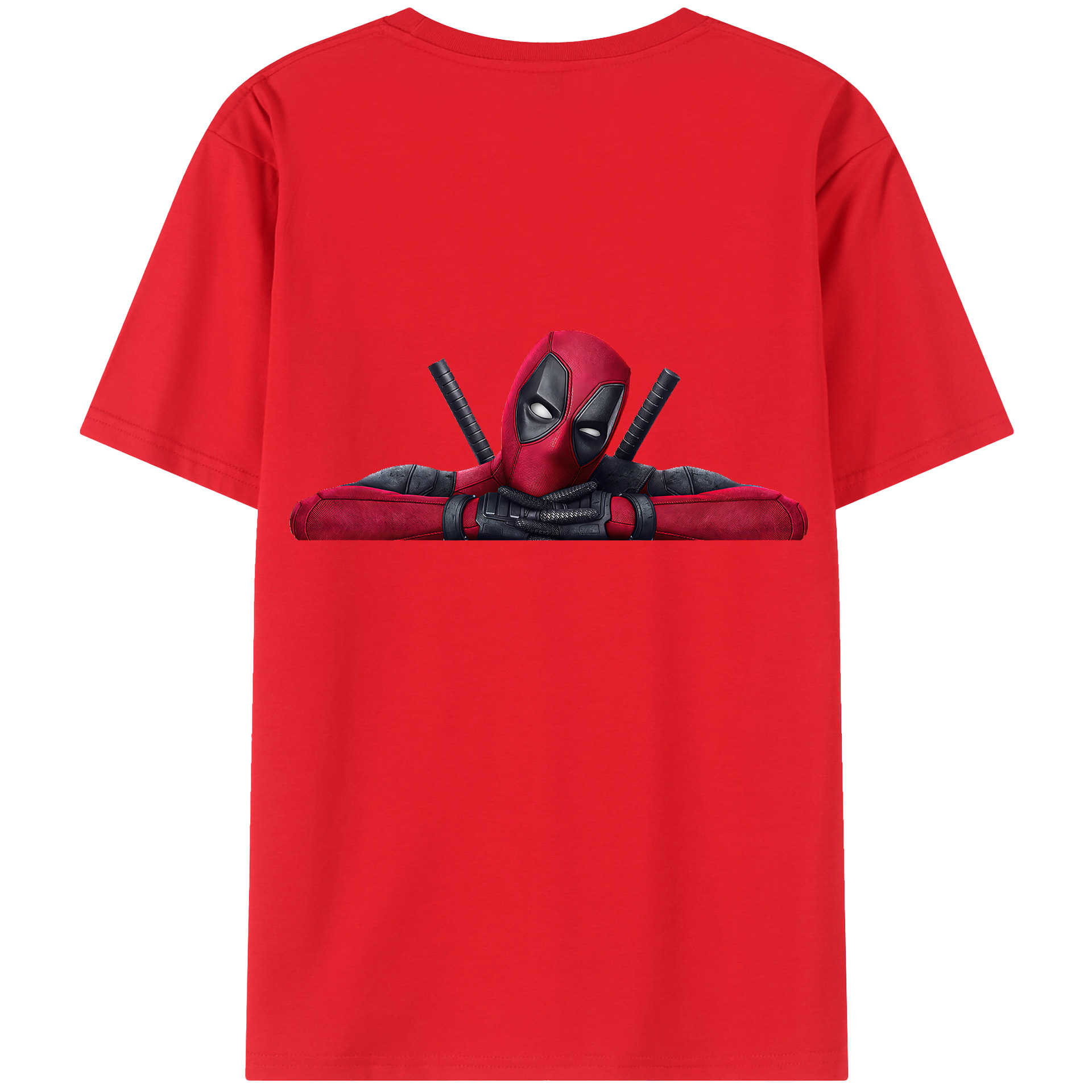 （画像用） Deadpool デッドプール レディース半袖Tシャツ(バックプリント)