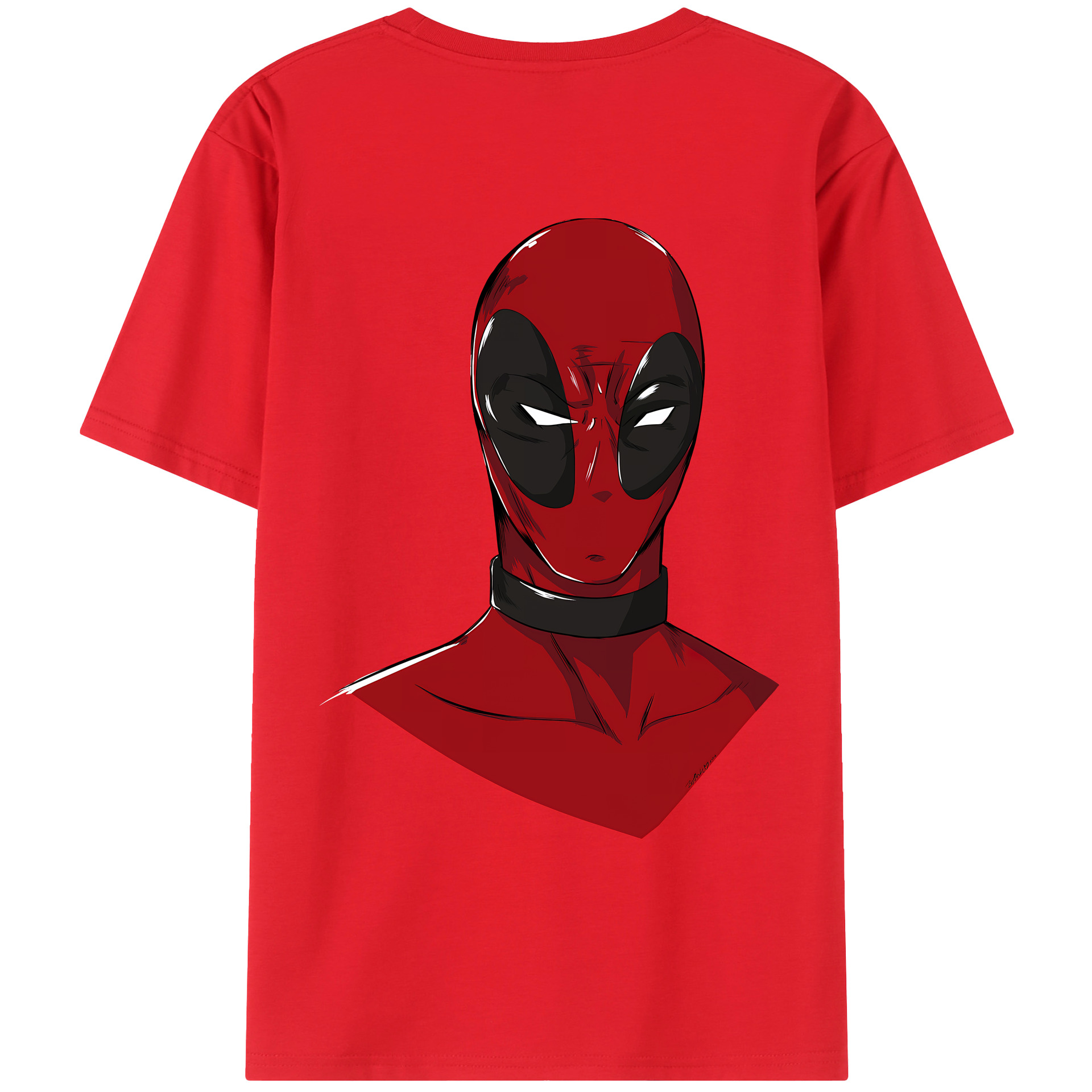 （画像用） Deadpool デッドプール レディース半袖Tシャツ(バックプリント)
