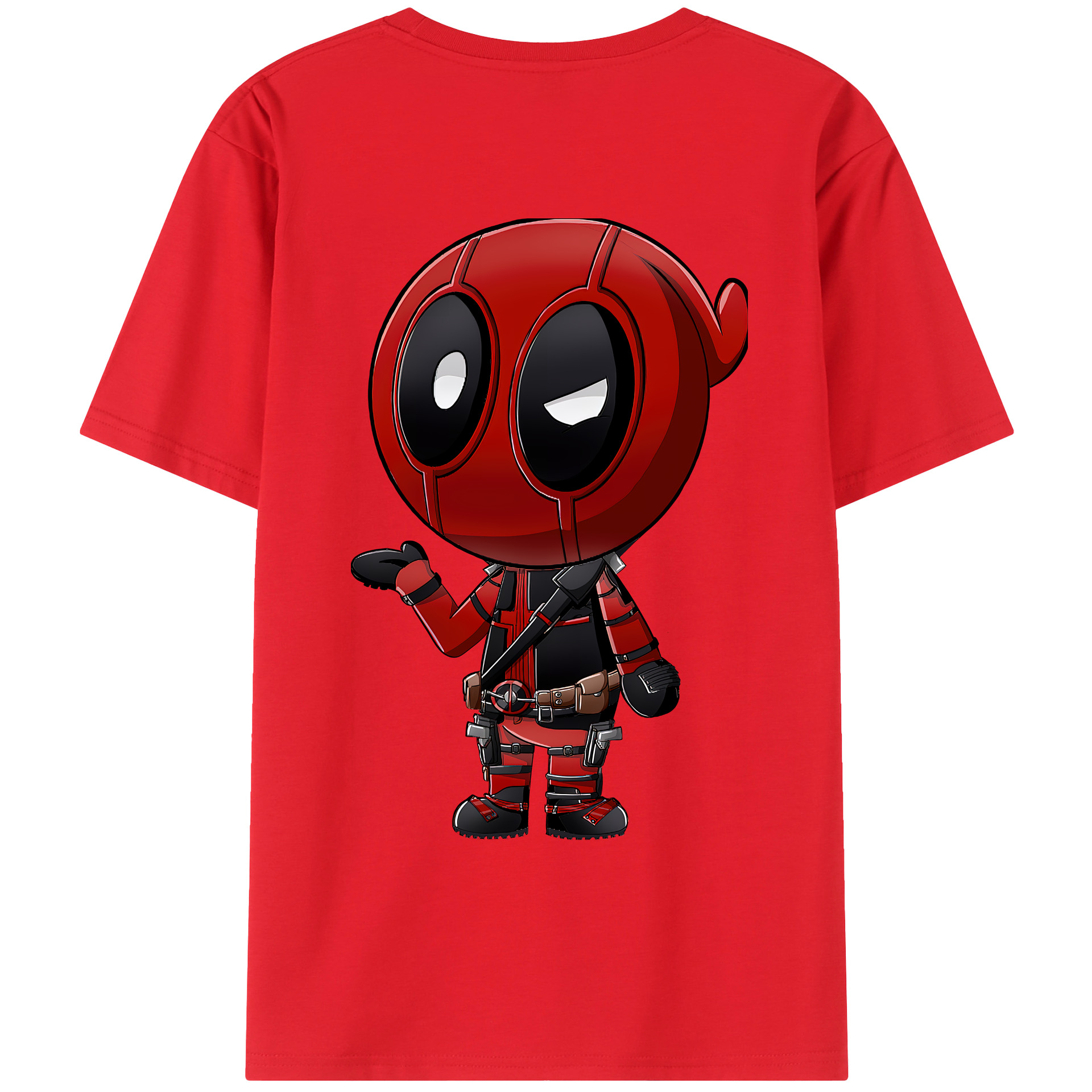 （画像用） Deadpool デッドプール レディース半袖Tシャツ(バックプリント)