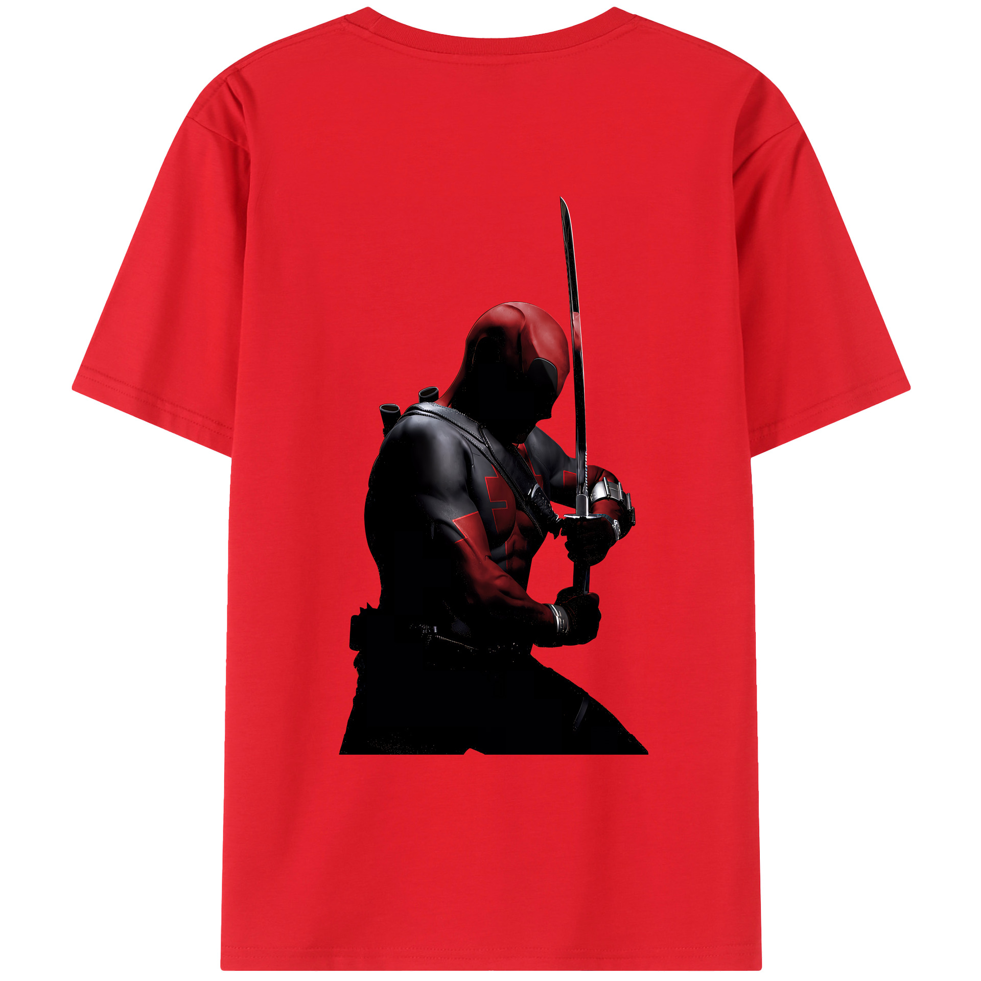 （画像用） Deadpool デッドプール レディース半袖Tシャツ(バックプリント)