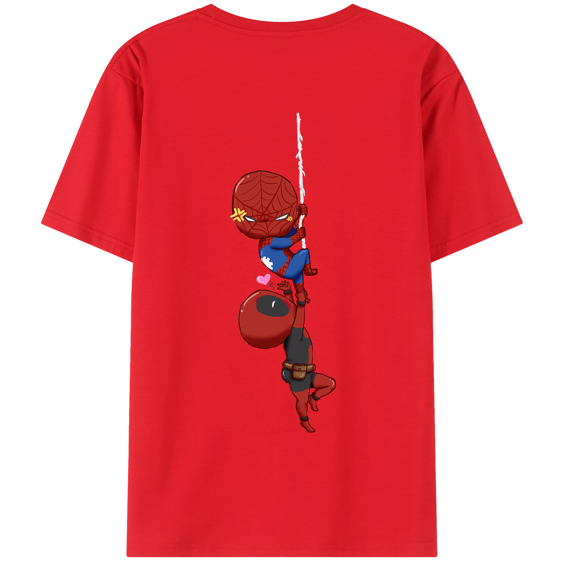 （画像用） Deadpool デッドプール レディース半袖Tシャツ(バックプリント)