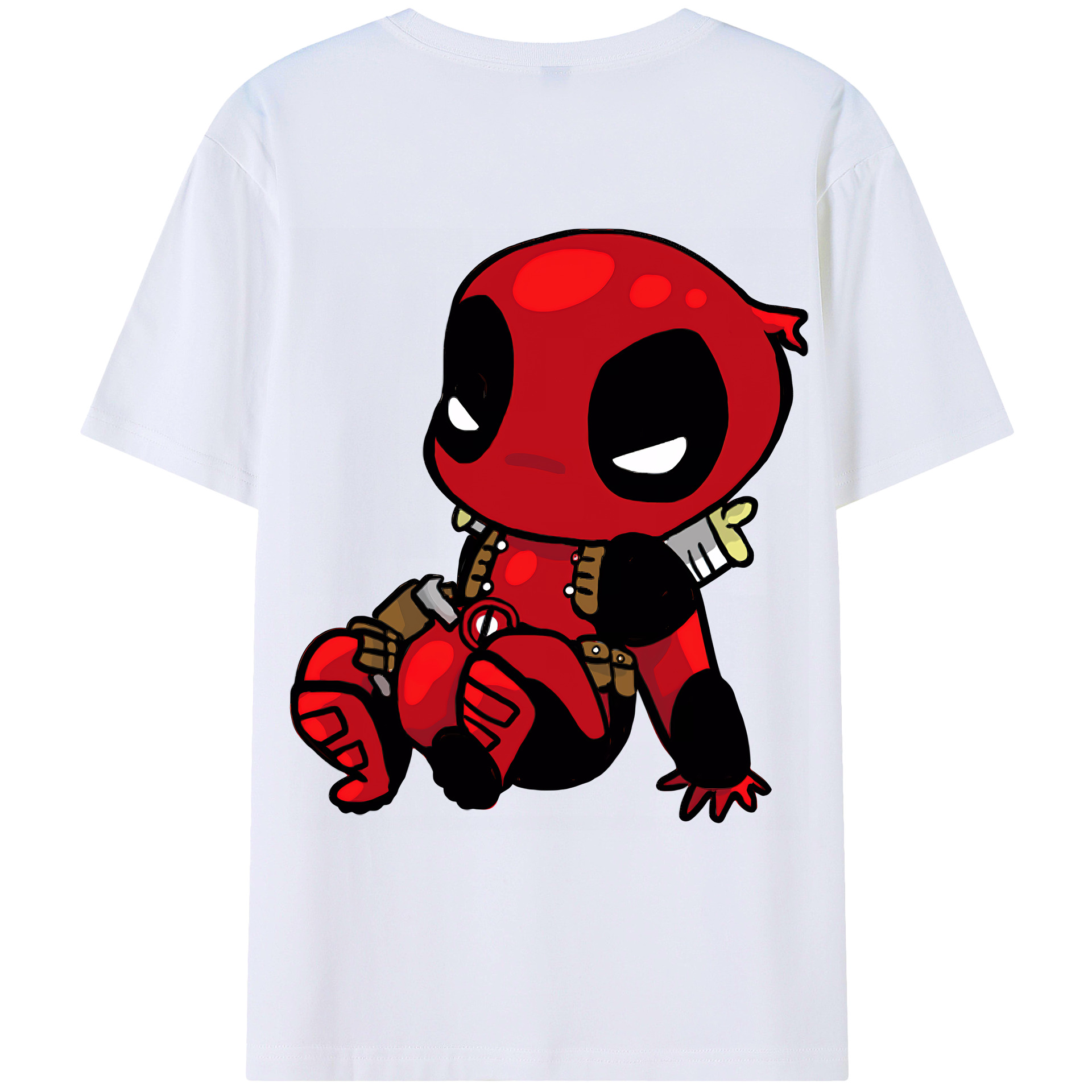 （画像用） Deadpool デッドプール レディース半袖Tシャツ(バックプリント)