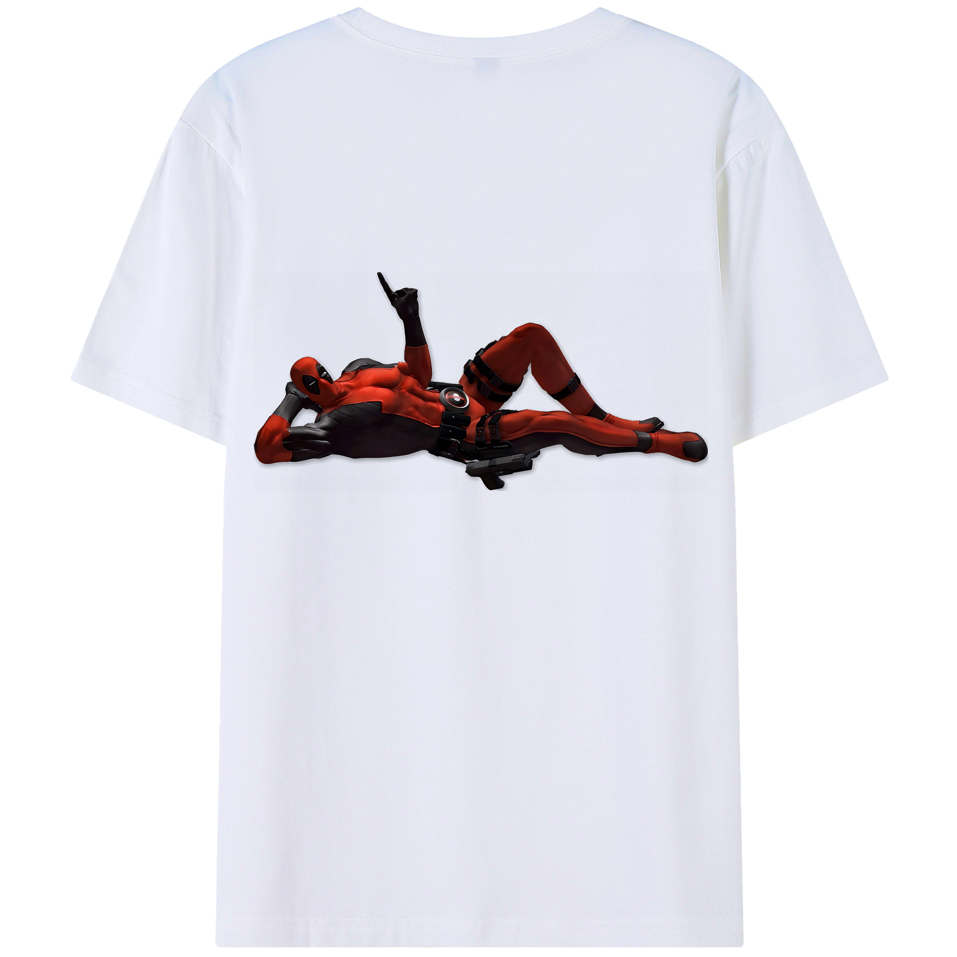 （画像用） Deadpool デッドプール レディース半袖Tシャツ(バックプリント)
