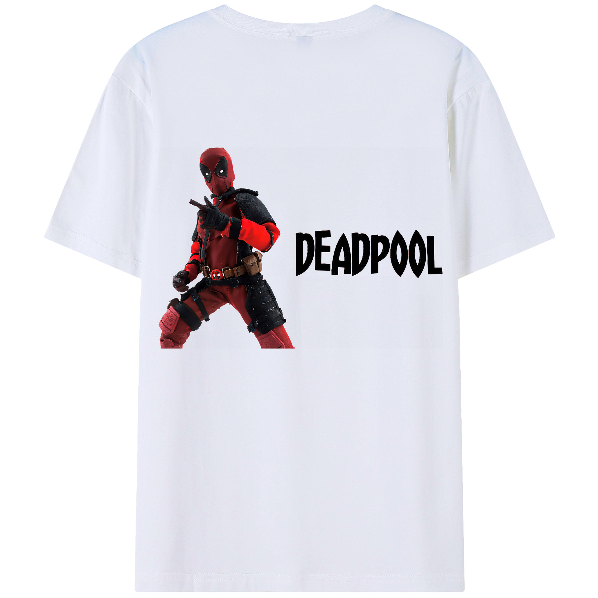 （画像用） Deadpool デッドプール レディース半袖Tシャツ(バックプリント)