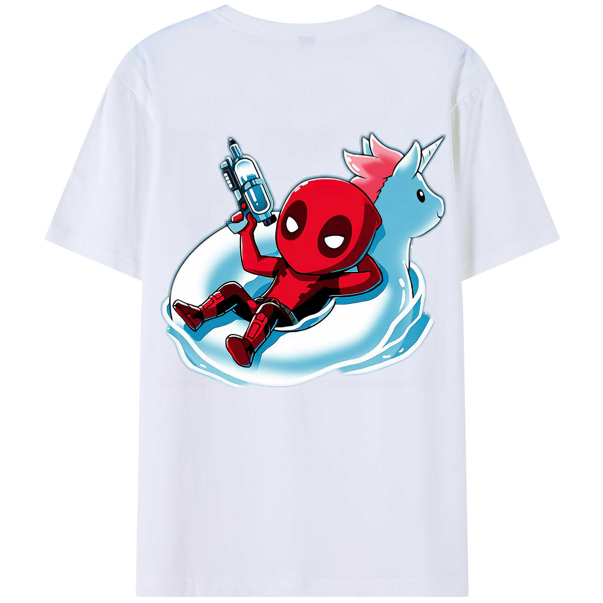 （画像用） Deadpool デッドプール レディース半袖Tシャツ(バックプリント)
