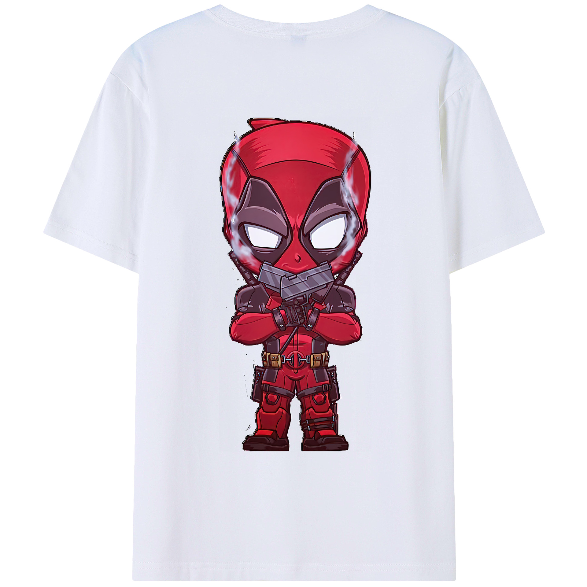 （画像用） Deadpool デッドプール レディース半袖Tシャツ(バックプリント)