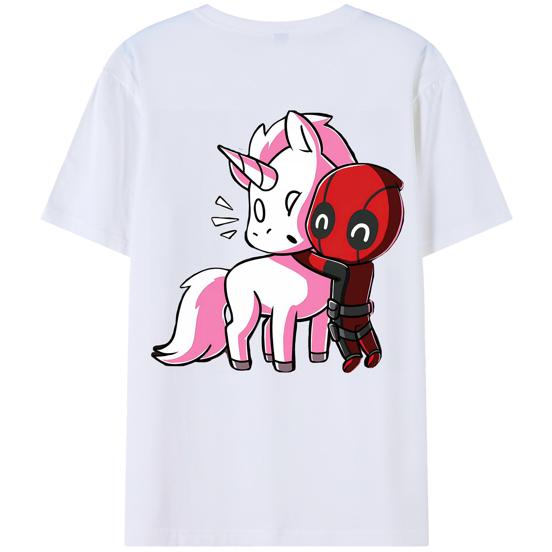 （画像用） Deadpool デッドプール レディース半袖Tシャツ(バックプリント)