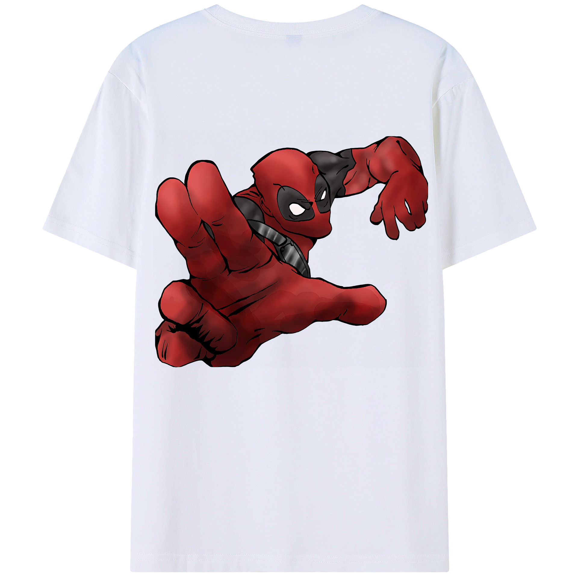 （画像用） Deadpool デッドプール レディース半袖Tシャツ(バックプリント)