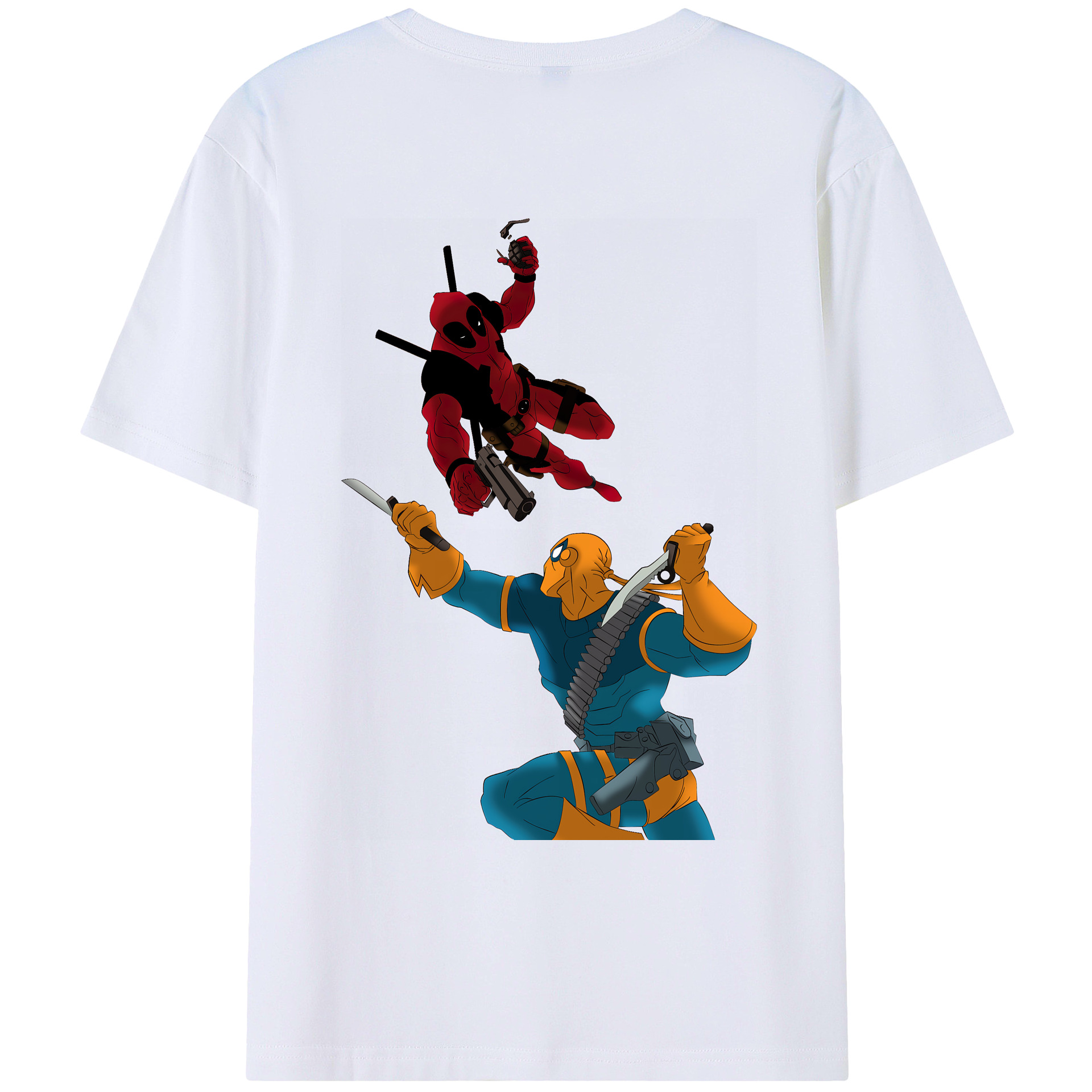 （画像用） Deadpool デッドプール レディース半袖Tシャツ(バックプリント)