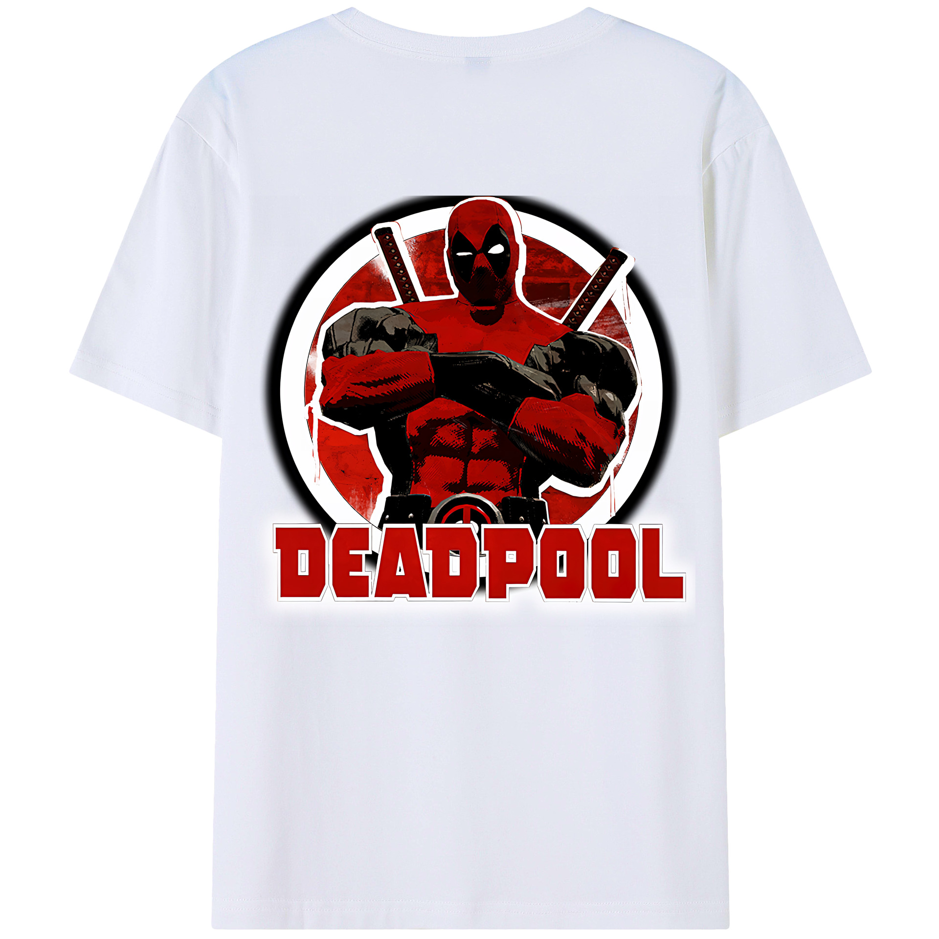（画像用） Deadpool デッドプール レディース半袖Tシャツ(バックプリント)